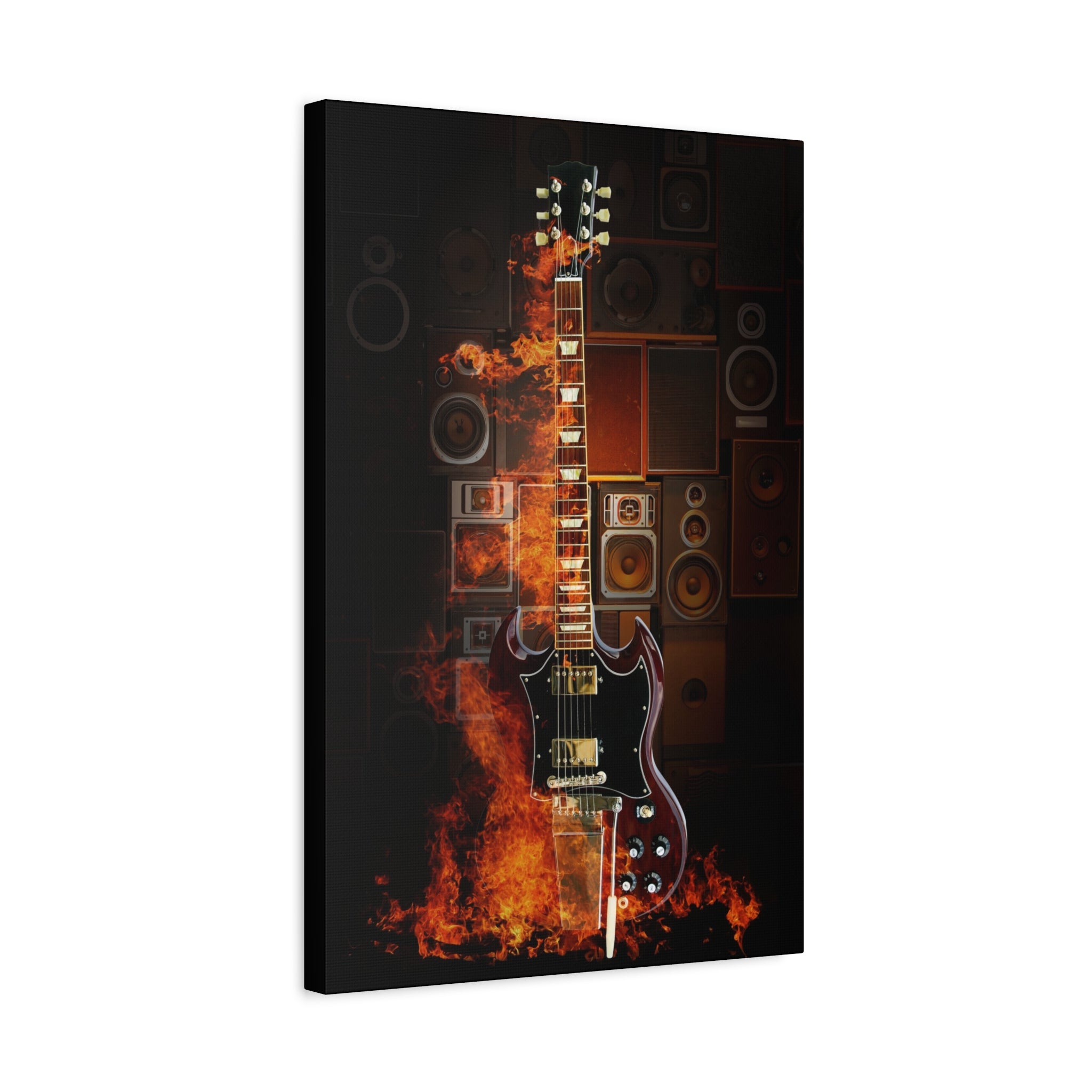 canvas-print-rock-n-roll-guitar-in-fire-home-wall-decor-music-art-gift-matte-stretched-wall-art-musicians-gift-guitarist-deco