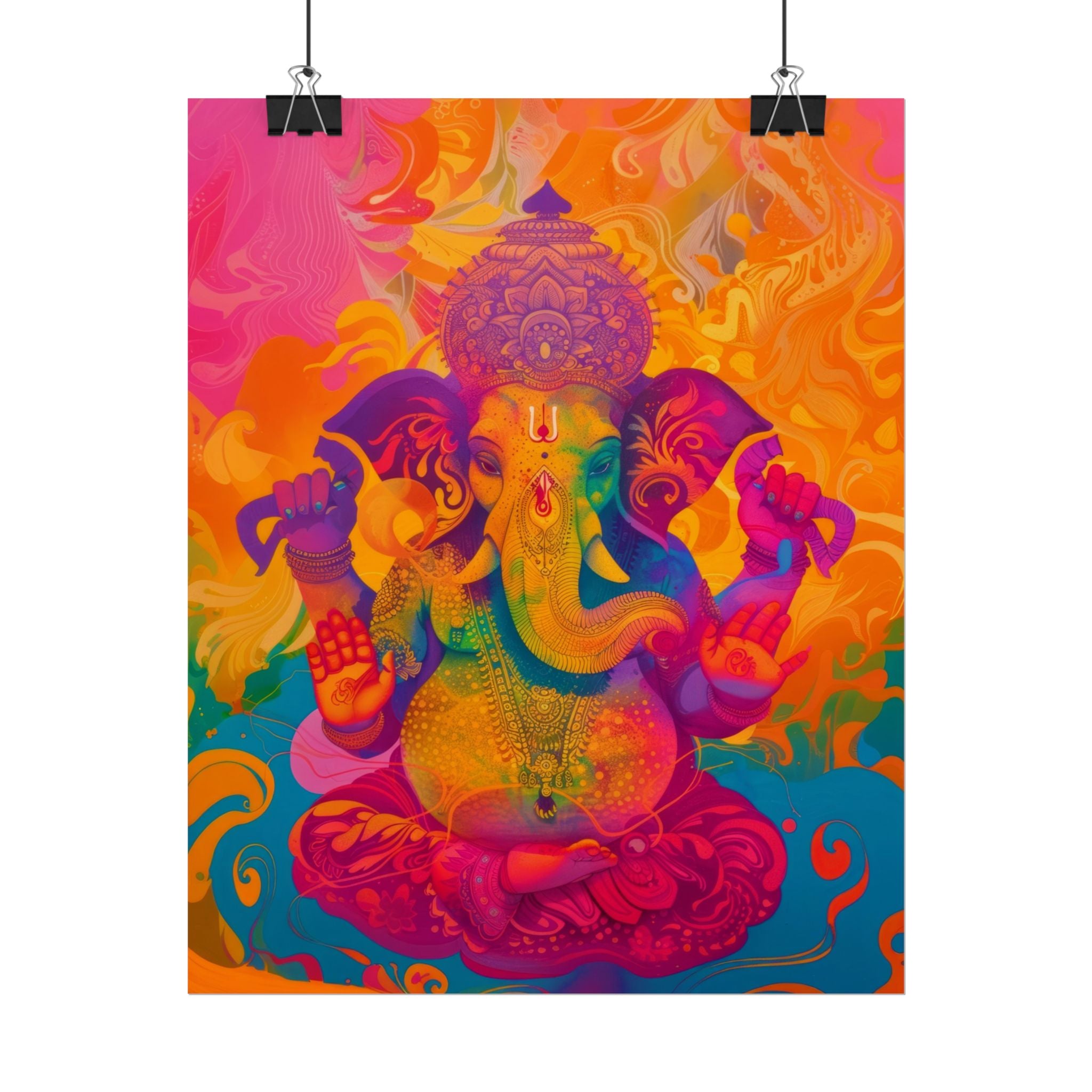 colorful-ganesha-poster-print-wall-art-decor-spiritual-home-decor-lord-ganesha-art-hindu-god-wall-decor-ethnic-wall-hanging