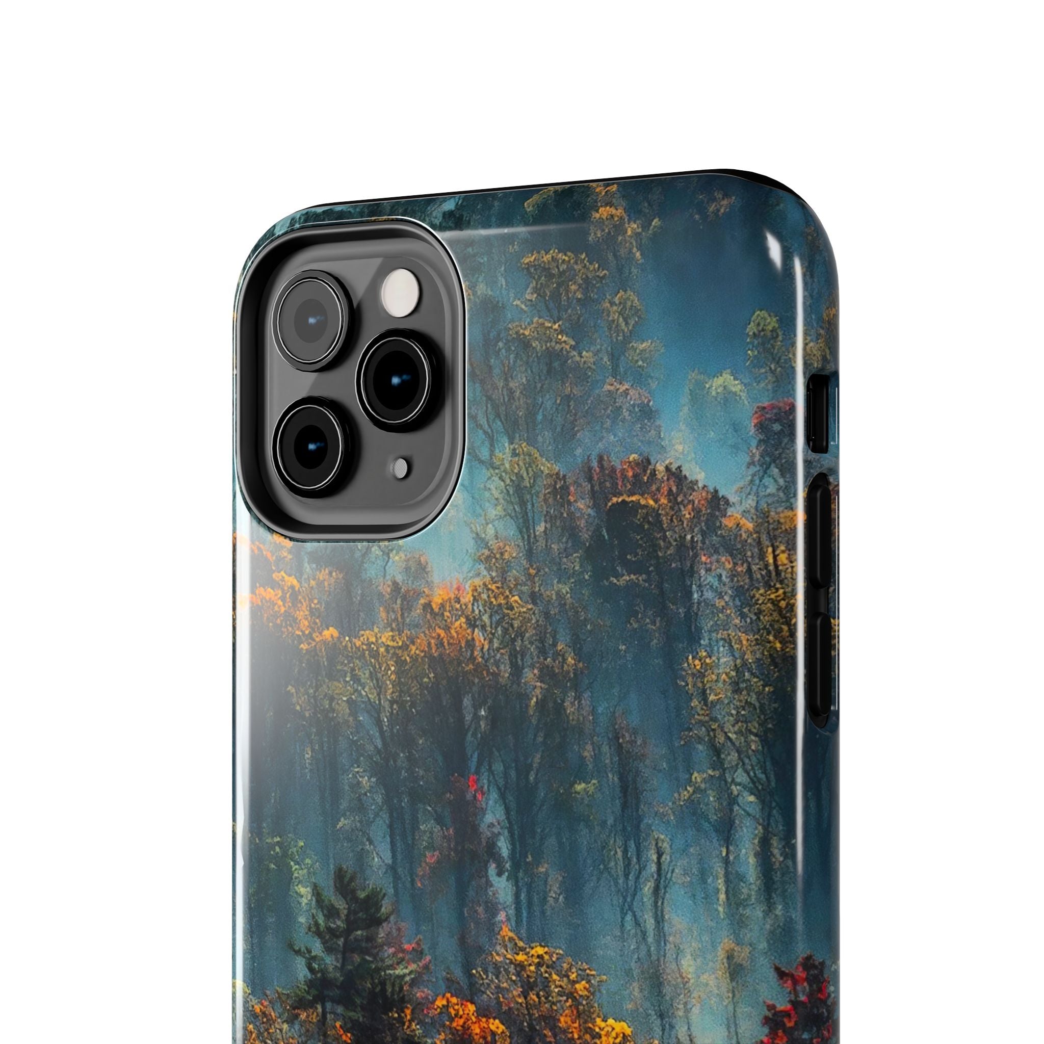 iphone-tough-case-misty-forrest-foggy-fall-iphone-covers-protective-smartphone-cover-nature-lover-gift-adventure-accessory