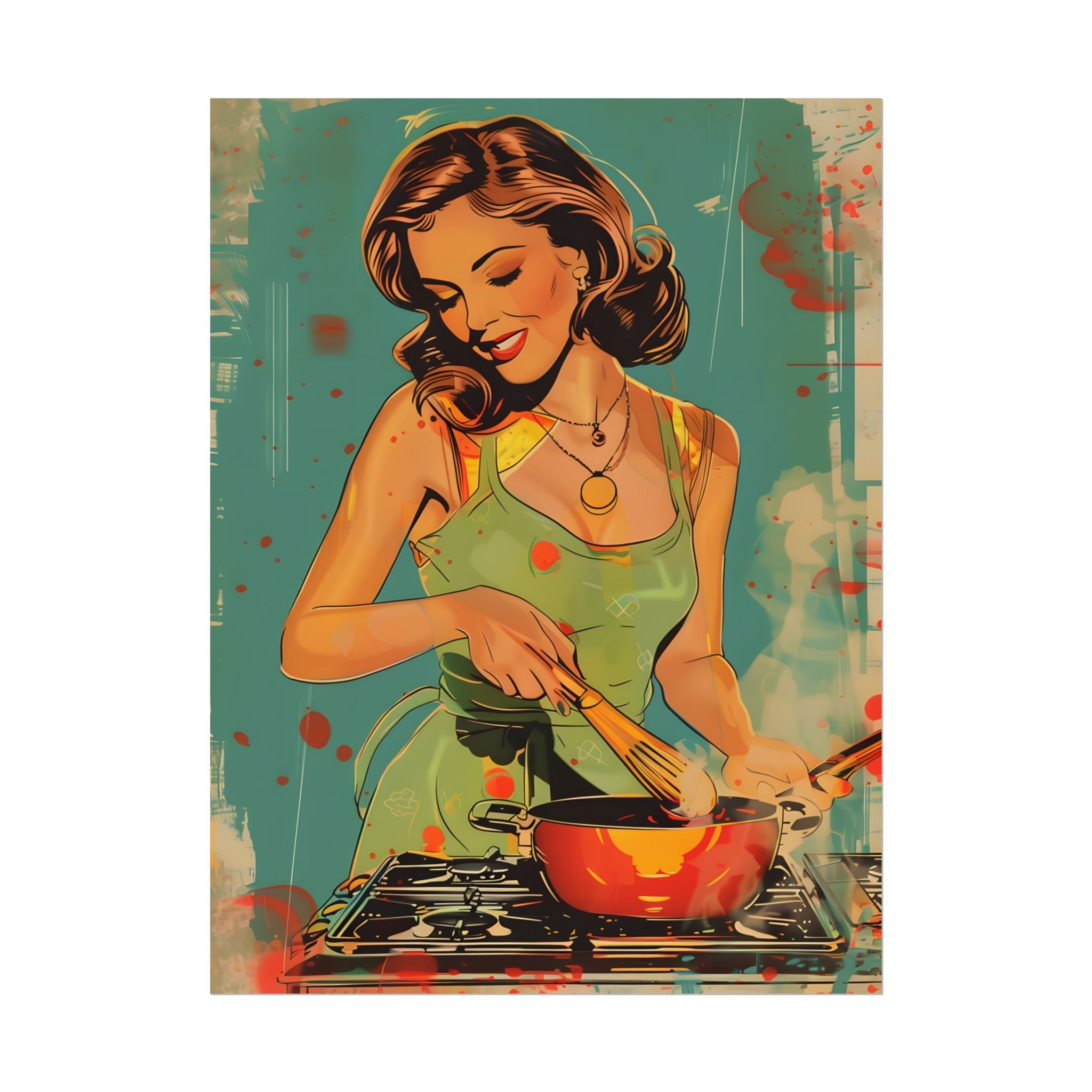 vintage-pin-up-girl-poster-print-vintage-Poster-wall-art-housewife-retro-pinup-poster-pin-up-illustration-home-decor-wall-han