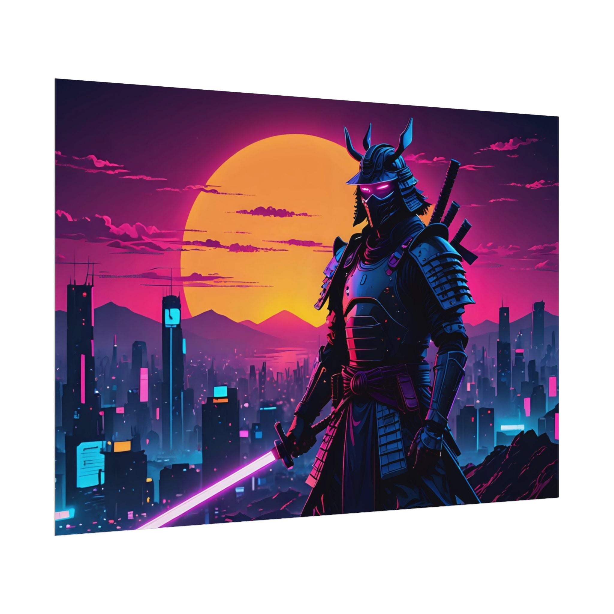 samurai-retrowave-poster-print-synthawave-wall-art-poster-gift-for-anime-fans-home-decor-japanese-art-retro-aesthetic-lightsa