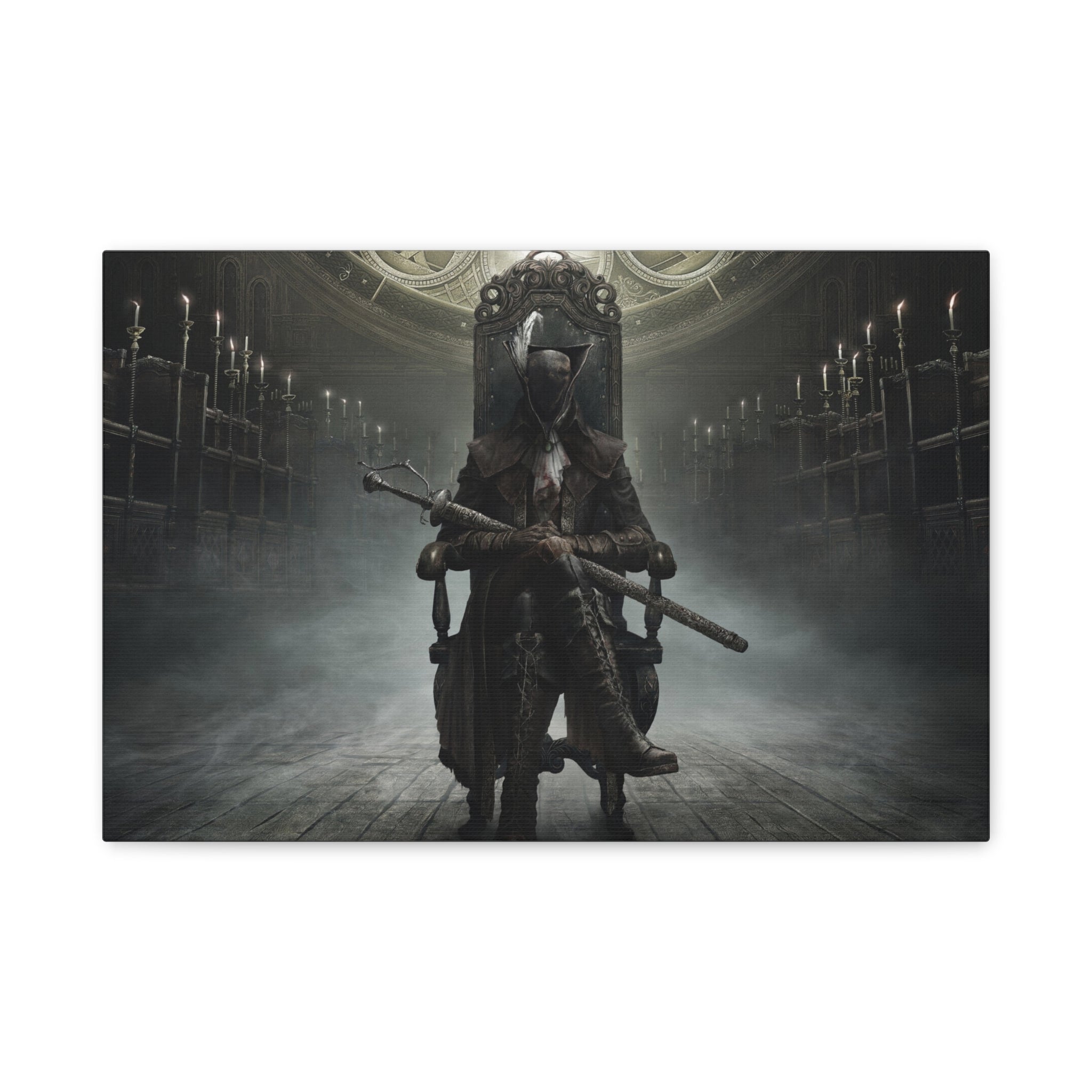 Bloodborne Boss Lady Maria Canvas Wall Art, Home Wall Decor, Game Wall Art Print, Gothic Art