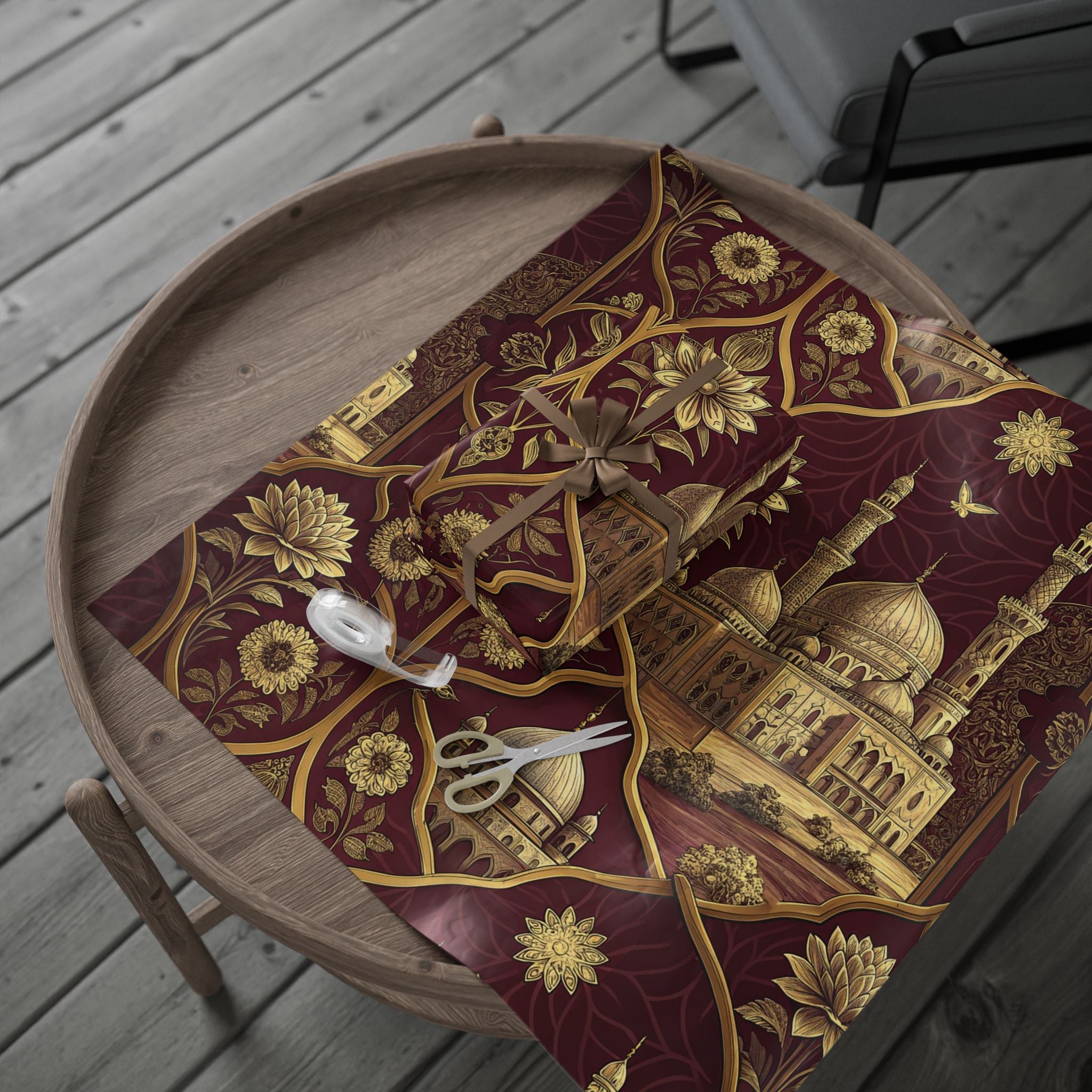 ramadan-night-wrapping-papers-islamic-celestial-gift-wrap-mosque-silhouette-eid-holiday-supplies-festive-present-packaging-re