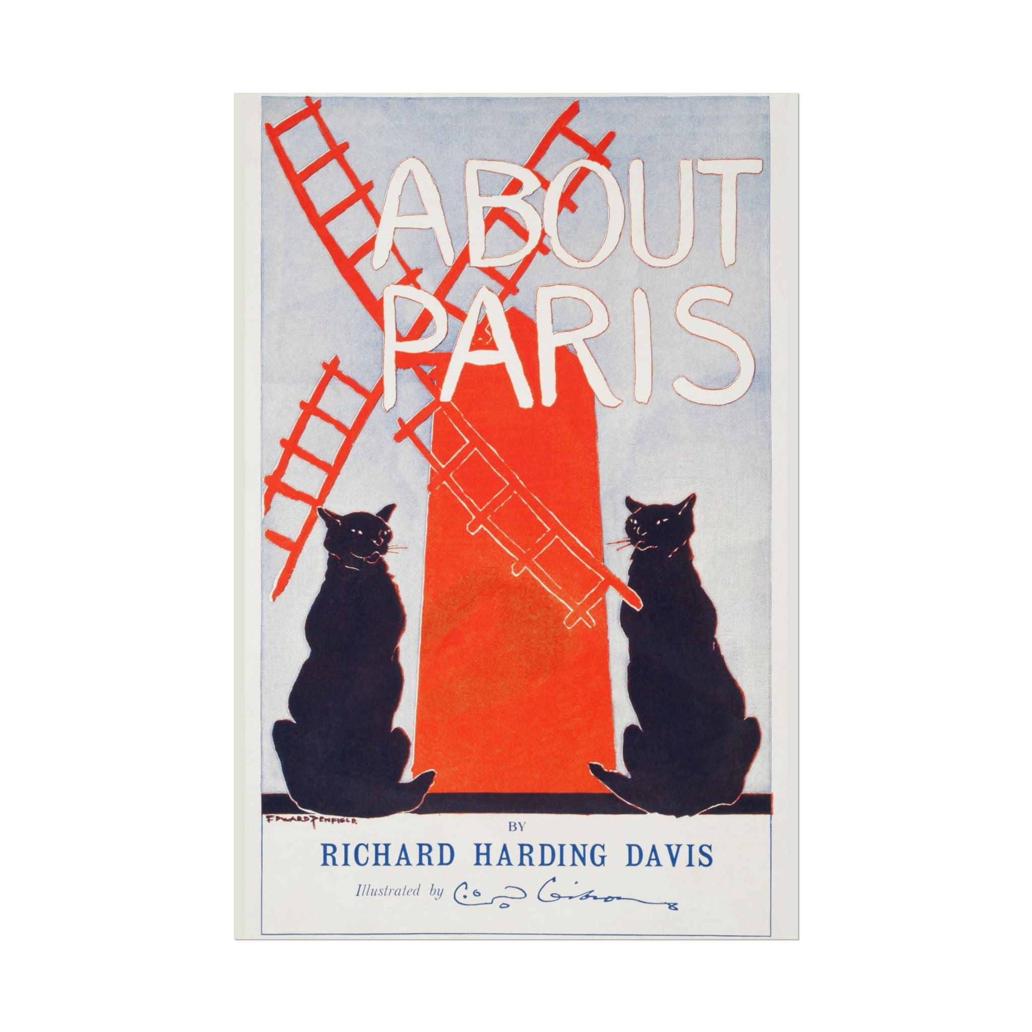 poster-print-paris-decor-by-edward-penfield-rolled-poster-fine-art-black-cats-living-room-home-decor-parisian-illustration-po