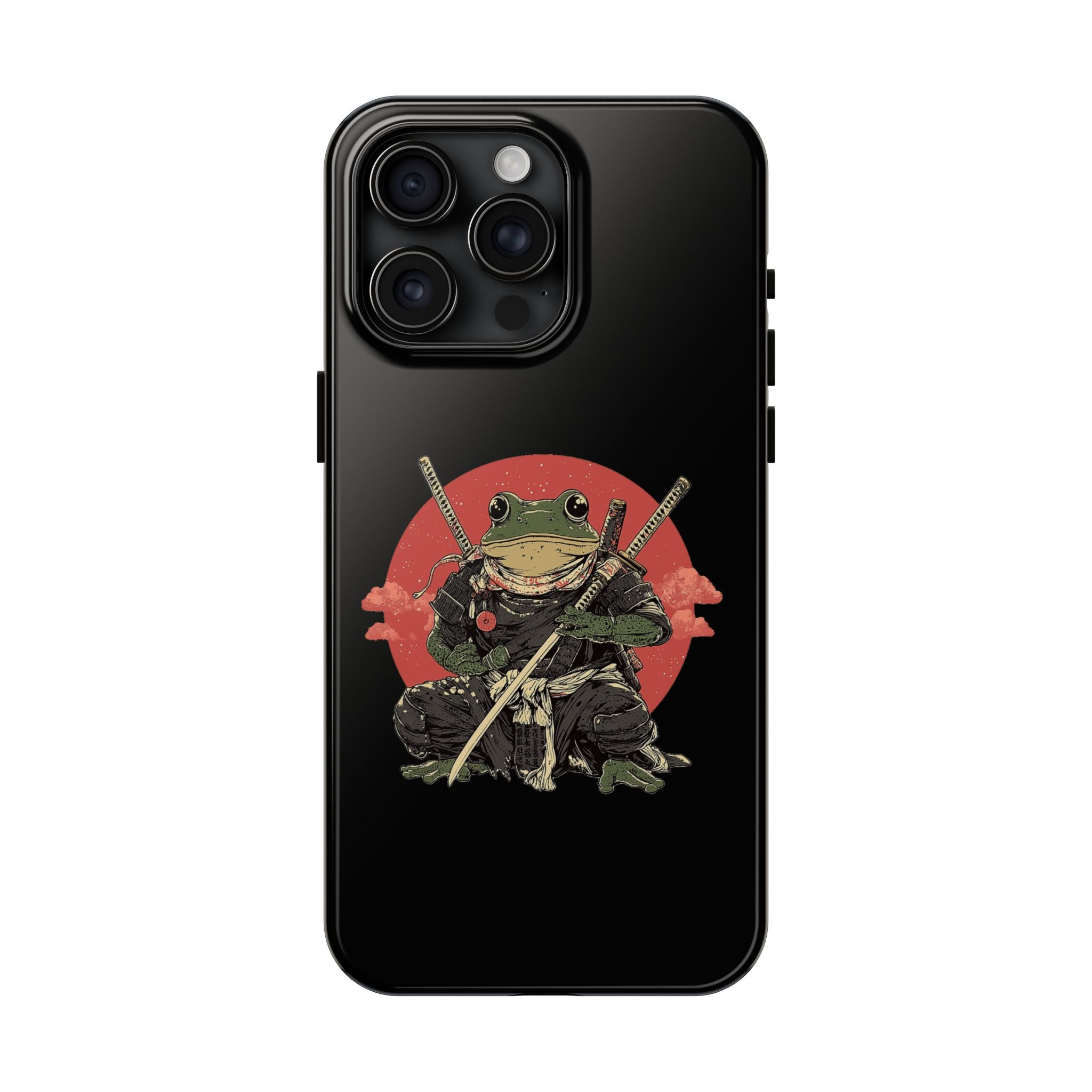 retro-vintage-ninja-frog-iphone-tough-case-red-sun-japanese-samurai-frog-design-ninja-warrior-black-iphone-hard-cover