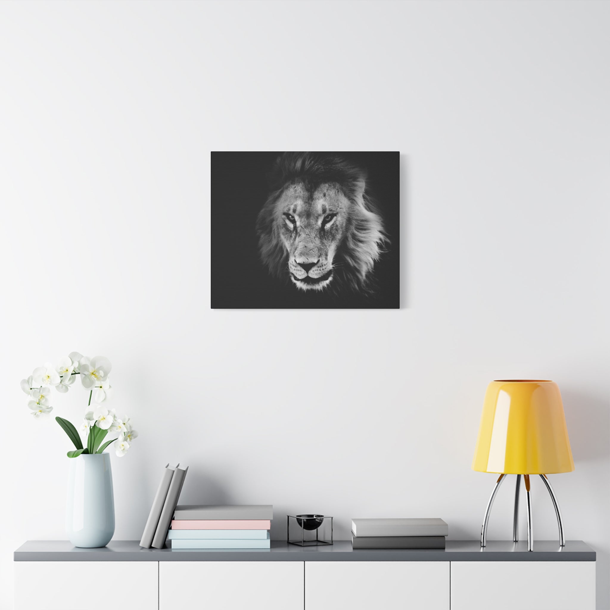 canvas-print-lion-wall-art-black-and-white-living-room-decor-matte-stretched-lion-poster-jungle-animal-art-print-wildlife-saf