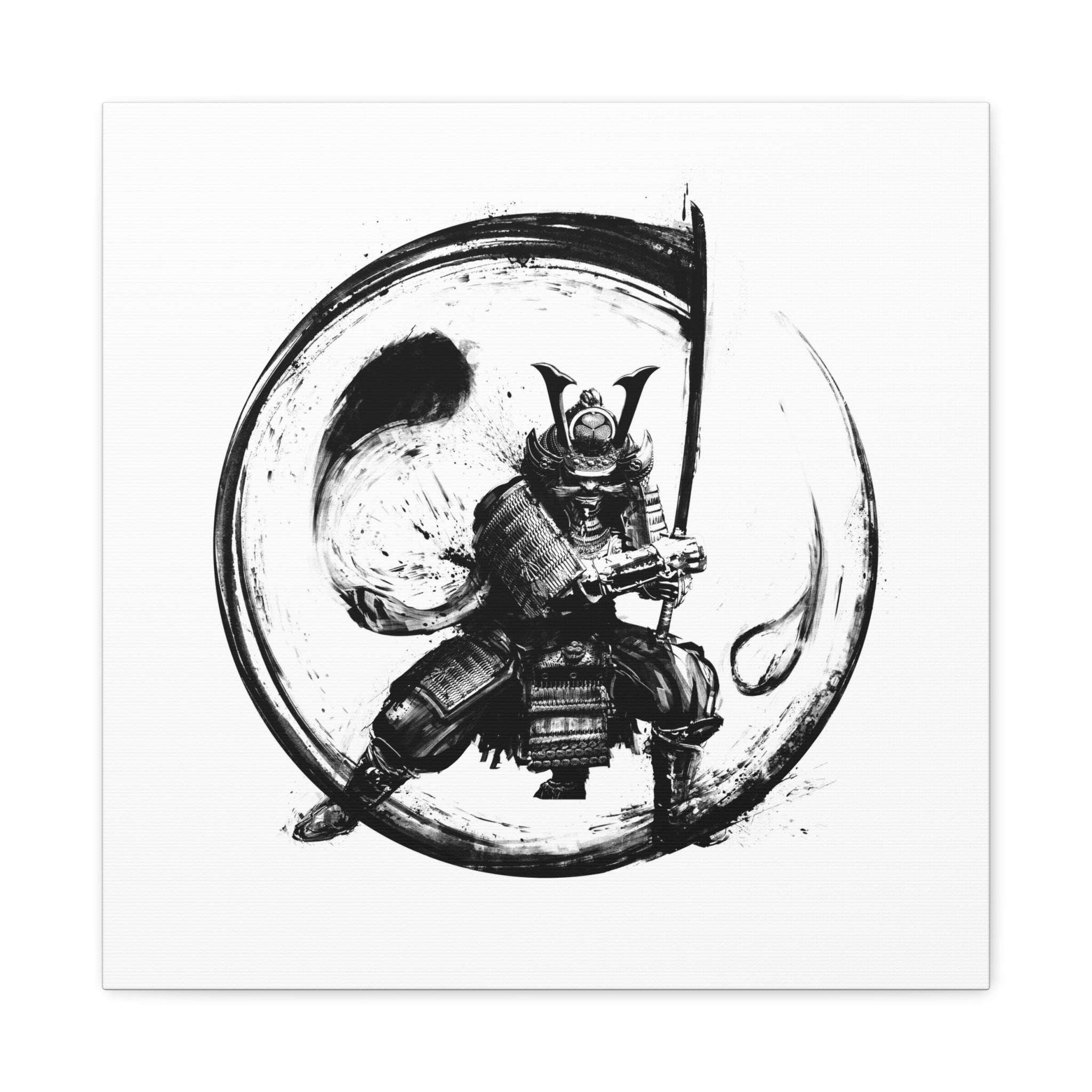 canvas-wall-art-japanese-samurai-ying-yang-katana-oni-mask-black-and-white-home-decor-zen-wall-hanging-asian-art-samurai-swor