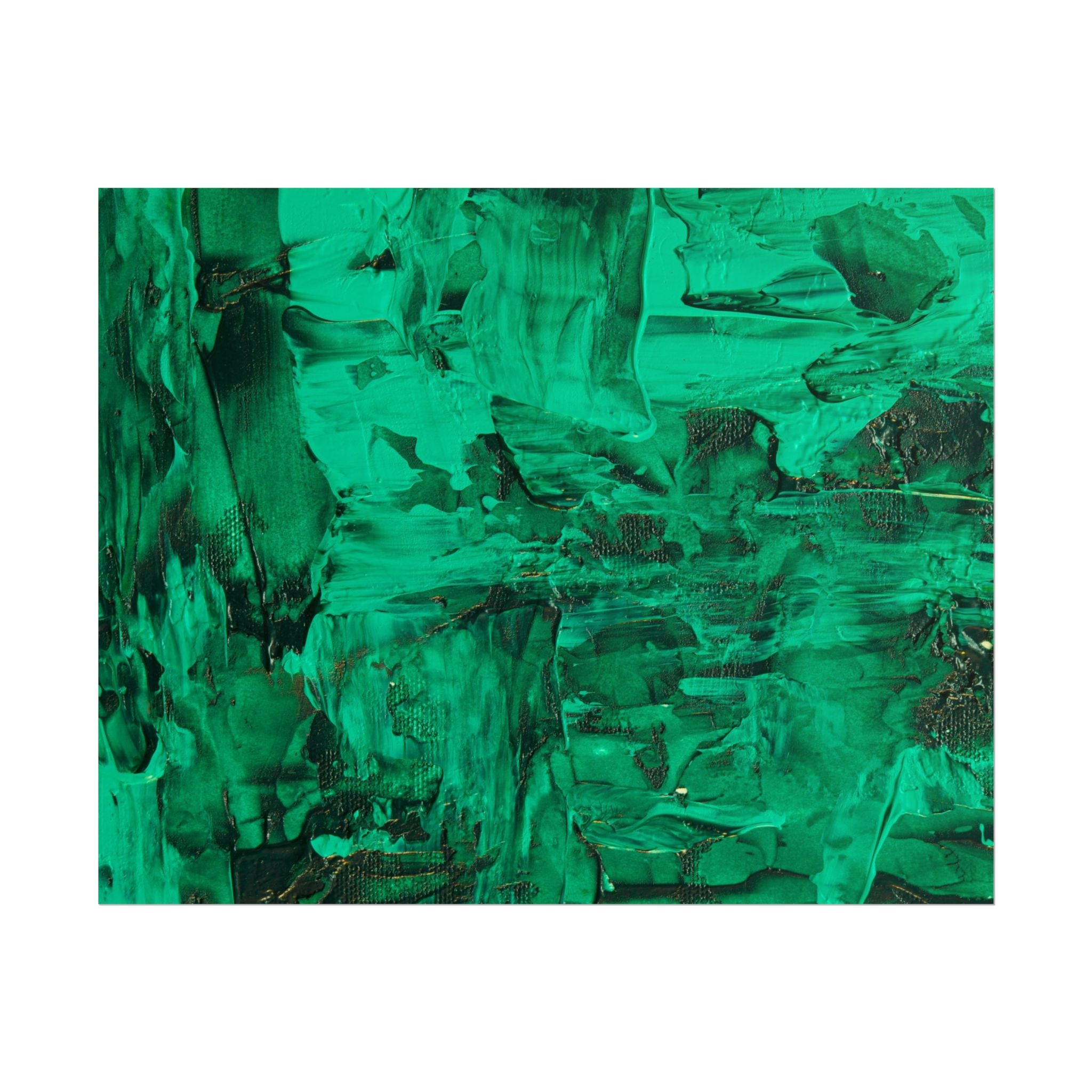 Abstract Green Poster Wall Art, Home Decor, Office Decor, Green Canvas Bedroom, Green Poster Print, Modern Art, Green Wall Decor