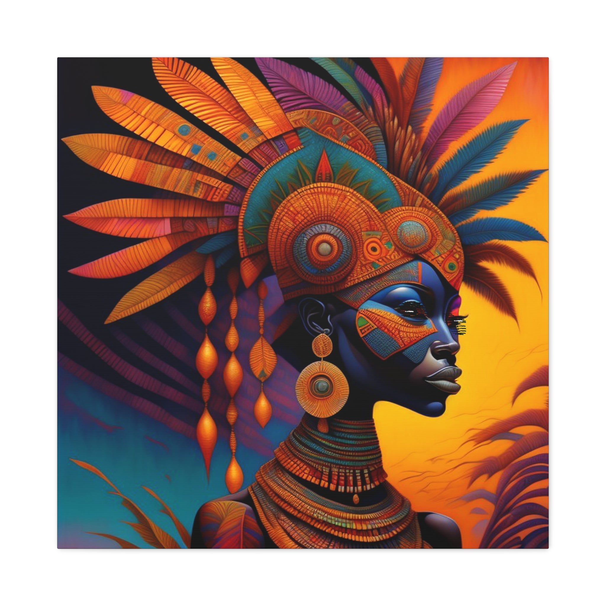 canvas-wall-art-traditional-african-woman-african-portrait-afrocentric-home-decor-tribal-art-african-american-art-ethnic-wall