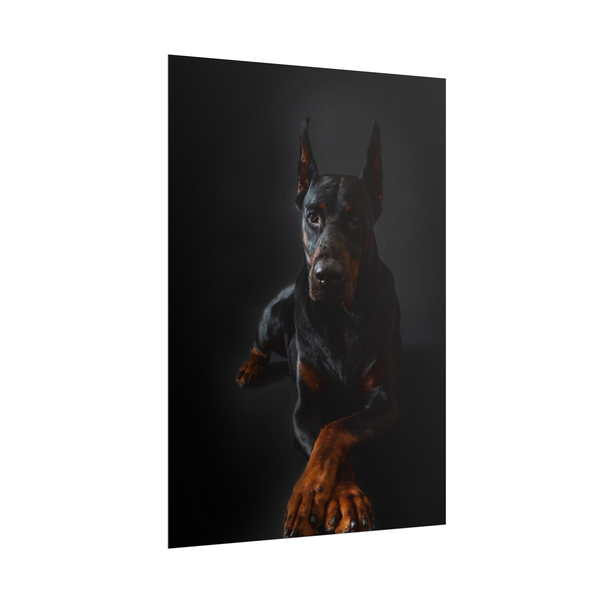 doberman-pincher-poster-print-rolled-posters-wall-art-home-decor-dog-lover-gift-animal-art-room-decoration