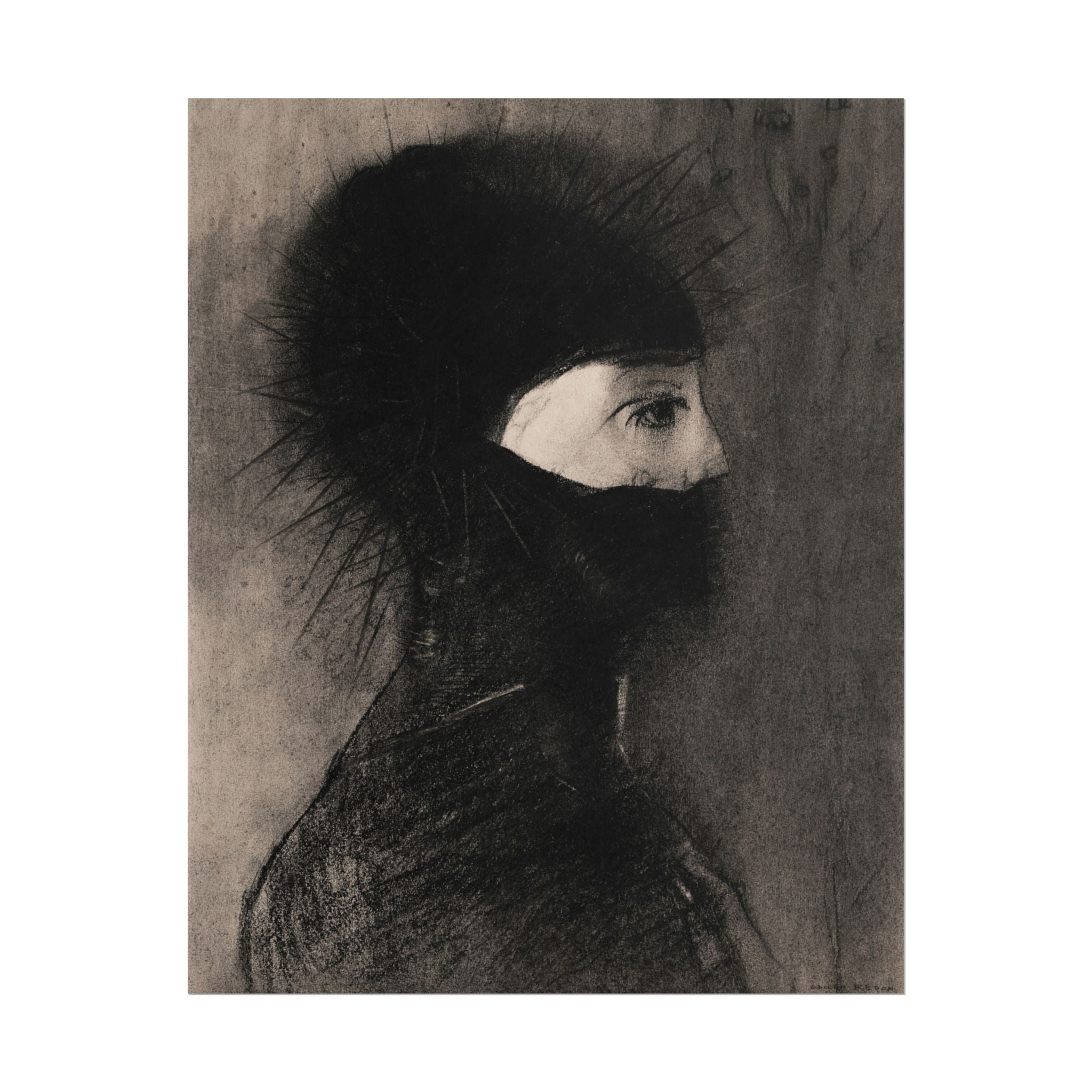 armor-by-odilon-redon-poster-print-vintage-woman-illustration-post-impressionism-art-wall-decor