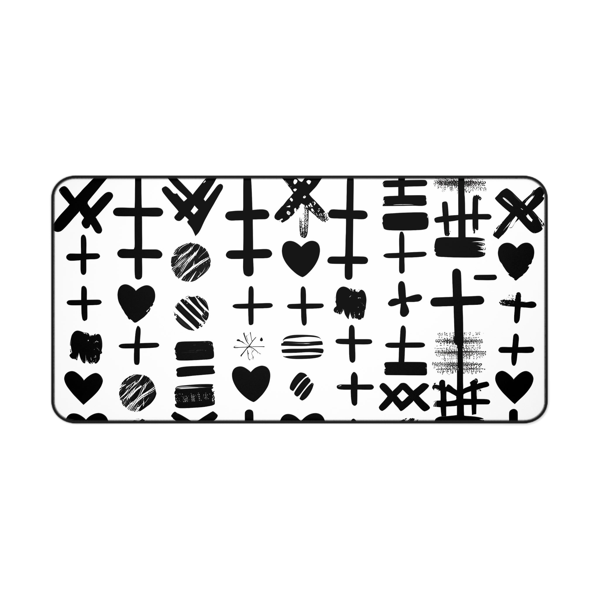 hearth-and-x-monochrome-mouse-pad-black-and-white-desk-mat-sleek-black-and-white-desk-pad-modern-minimalist-mouse-pad