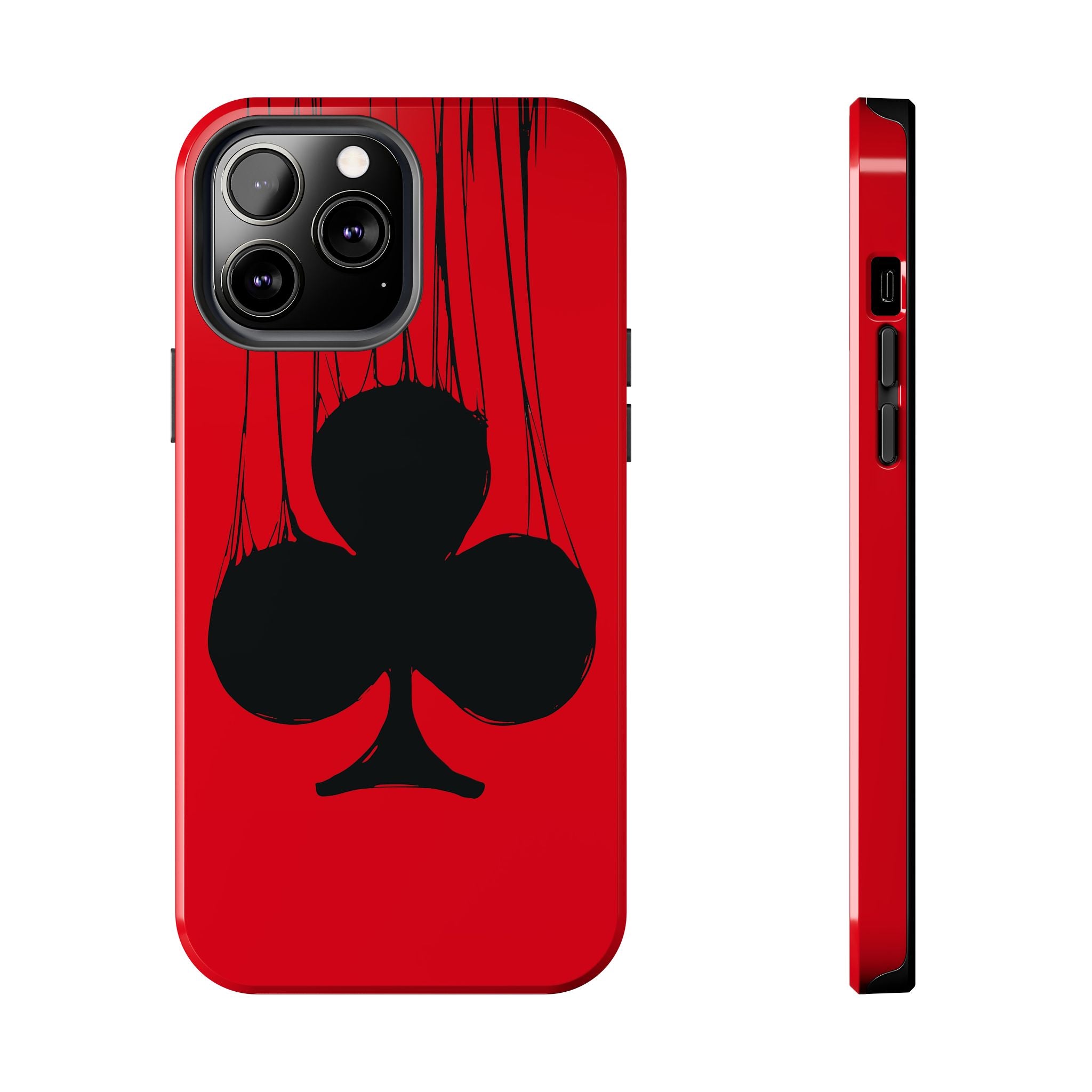 clubs-playing-cards-iphone-tough-case-protective-iphone-cover-card-game-lover-gift-gambling-theme-iphone-case-durable-card-su