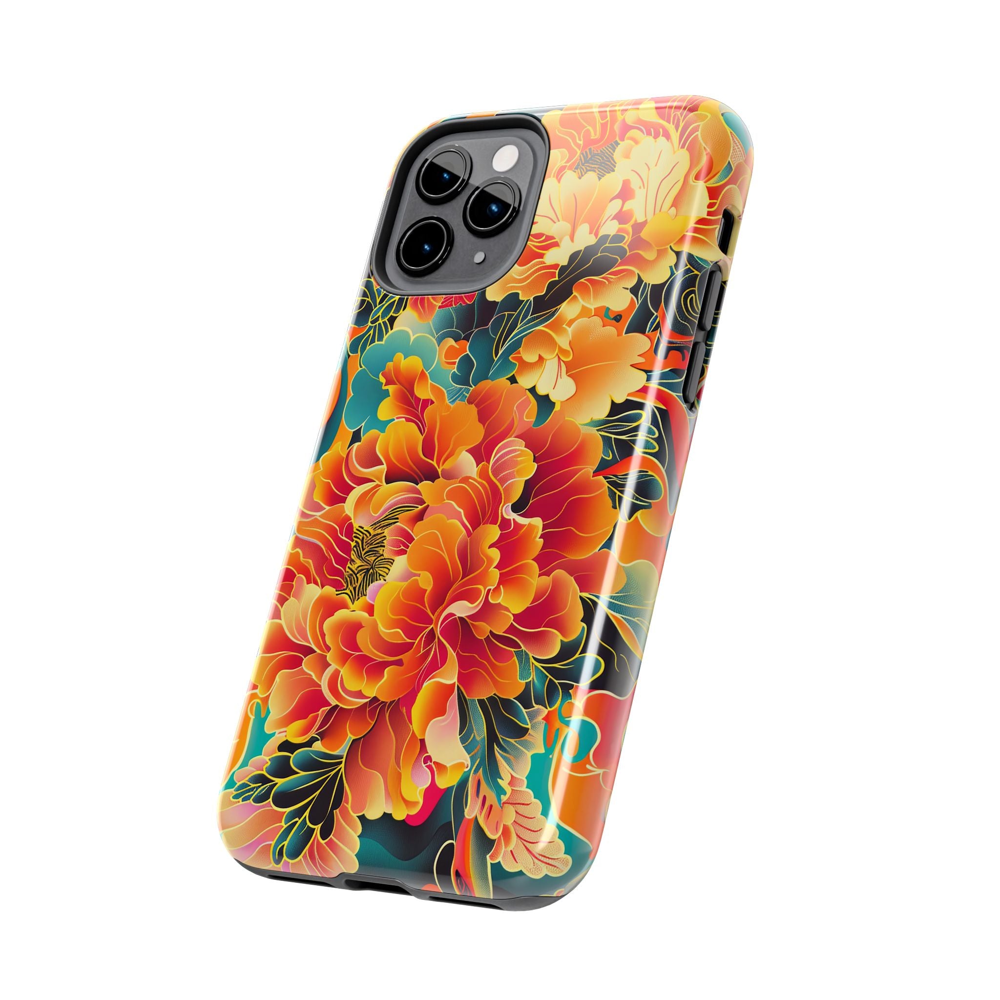iphone-tough-case-retro-japanese-flowers-floral-phone-cover-vintage-japanese-style-protective-phone-case-asian-floral-design-