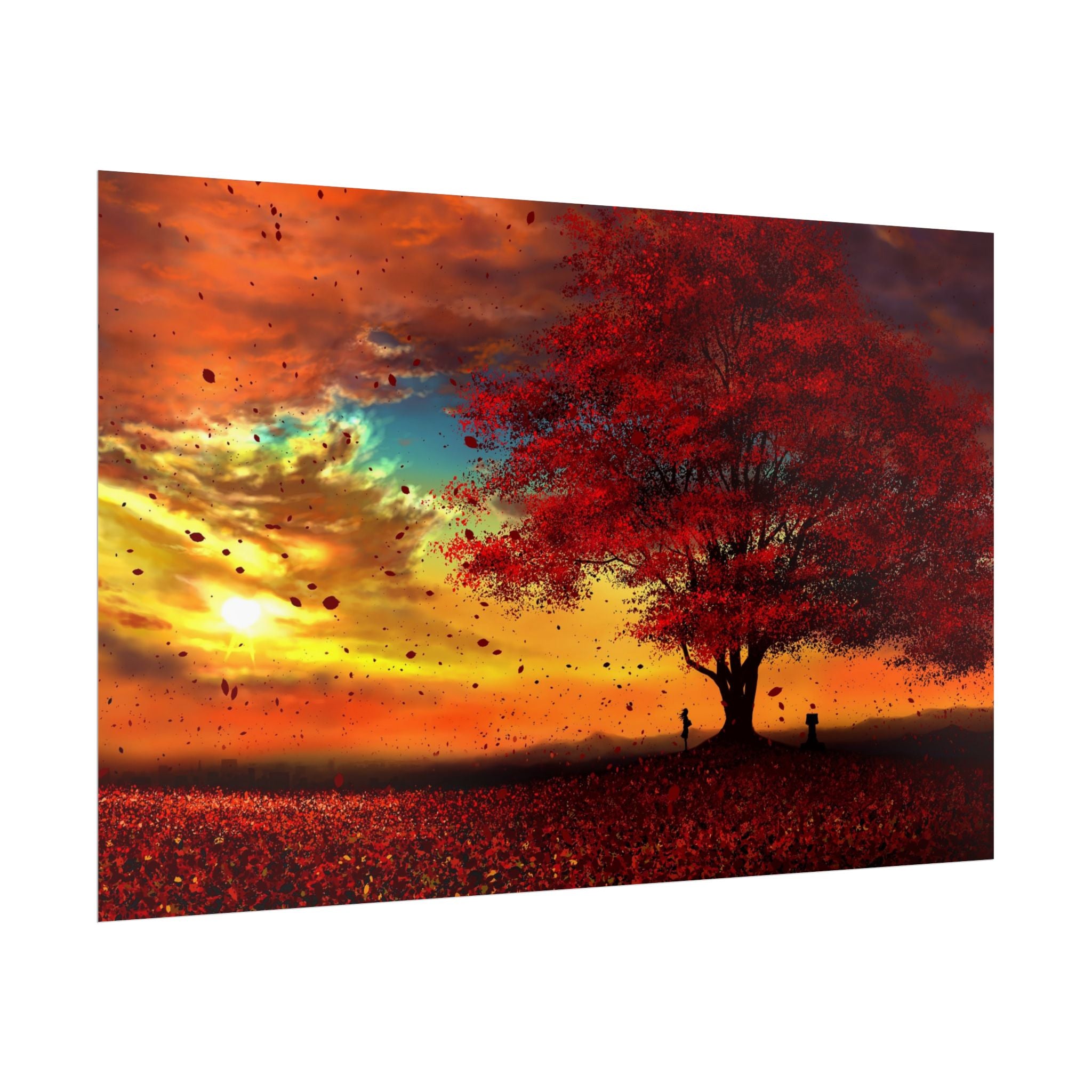 sunset-scenery-autumn-poster-print-wall-art-decor-home-decoration-nature-artwork-gift-idea-wall-hanging