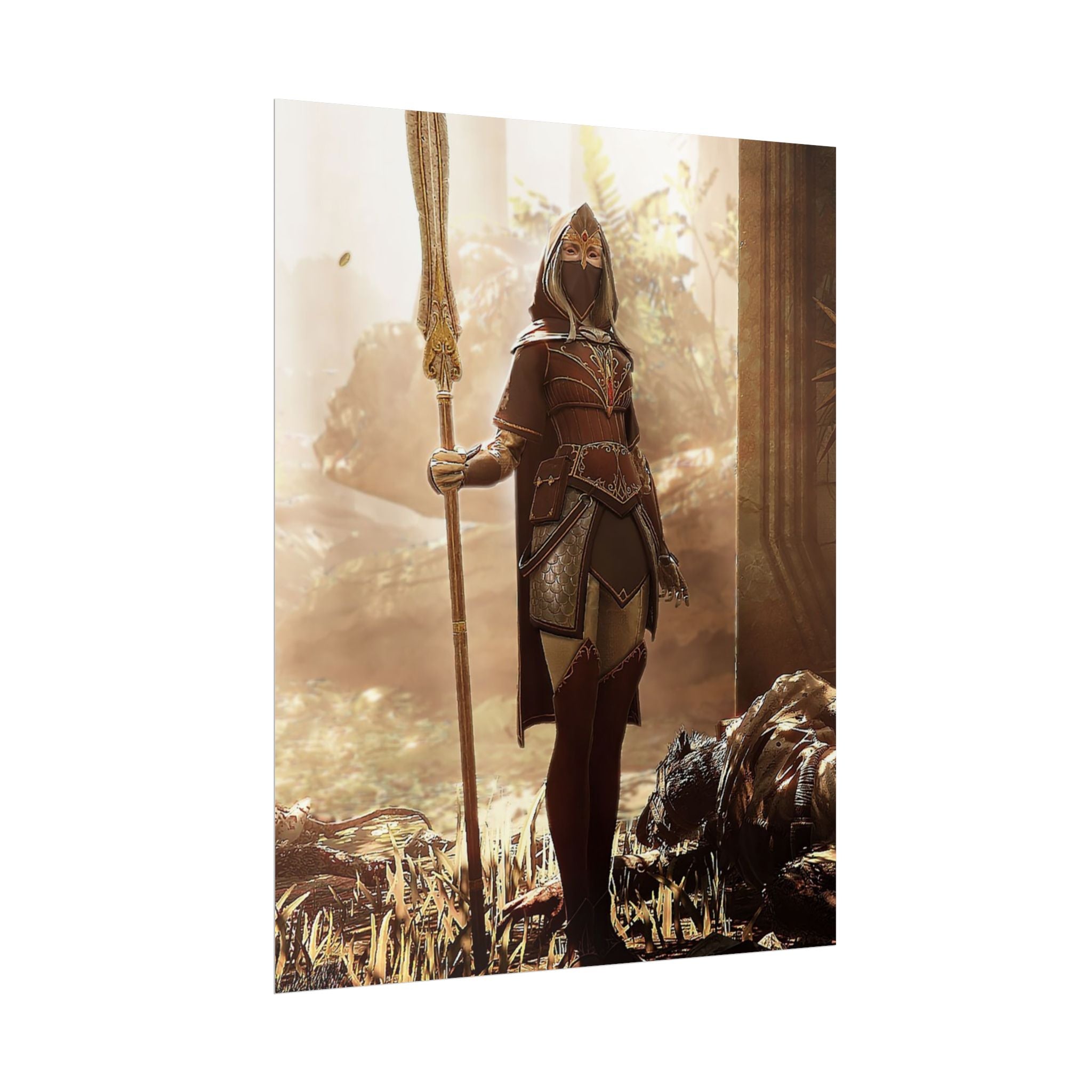 Warhammer 40K Vermintide 2 Kerillian Handmaiden Poster Print — Rolled Wall Art for Gamers & Collectors, Space Marine Wall Art, Gaming Room Decor
