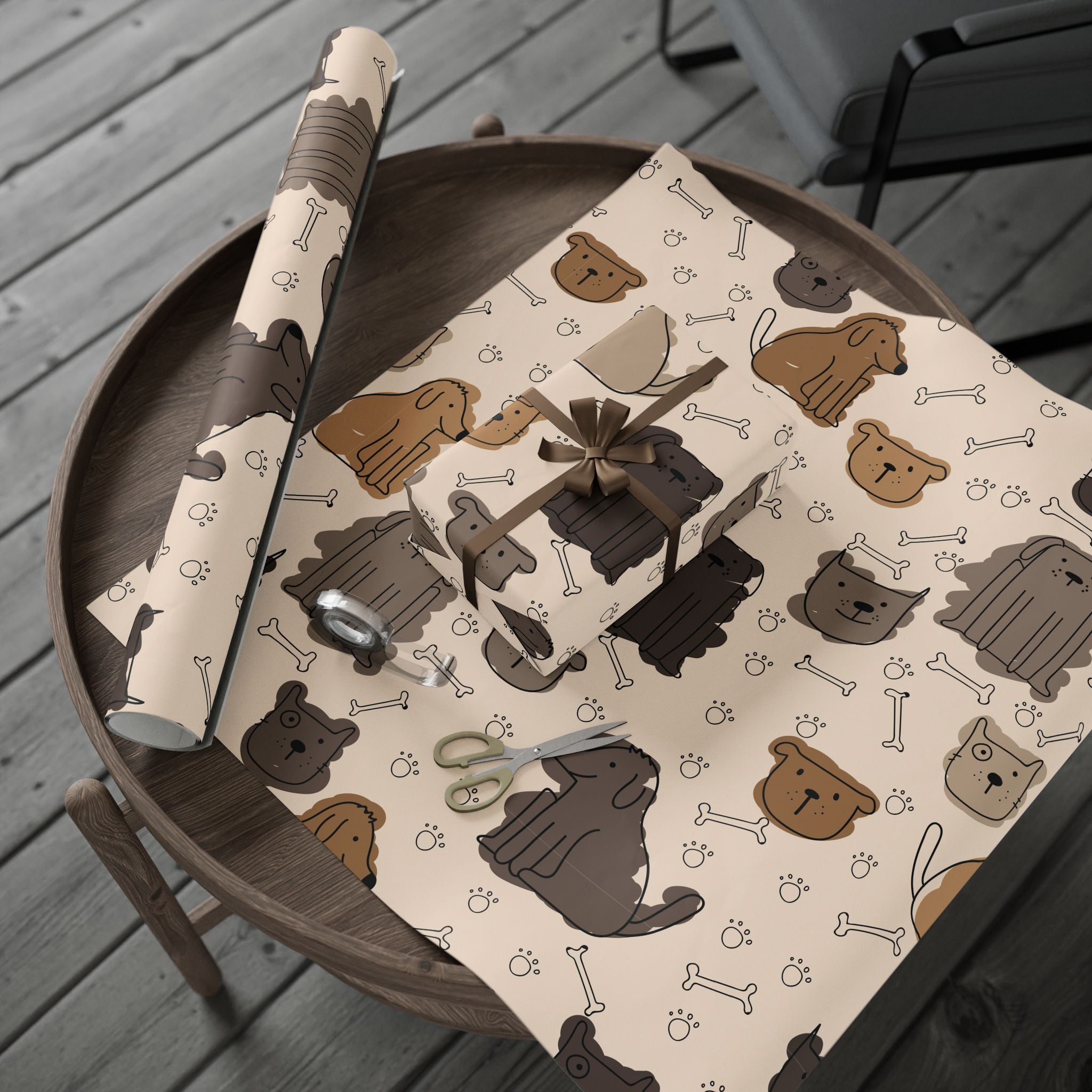 dog-lover-wrapping-papers-gift-paper-roll-wrapping-sheets-baby-gift-wrap-cute-dogs-design-holiday-gift-wrap