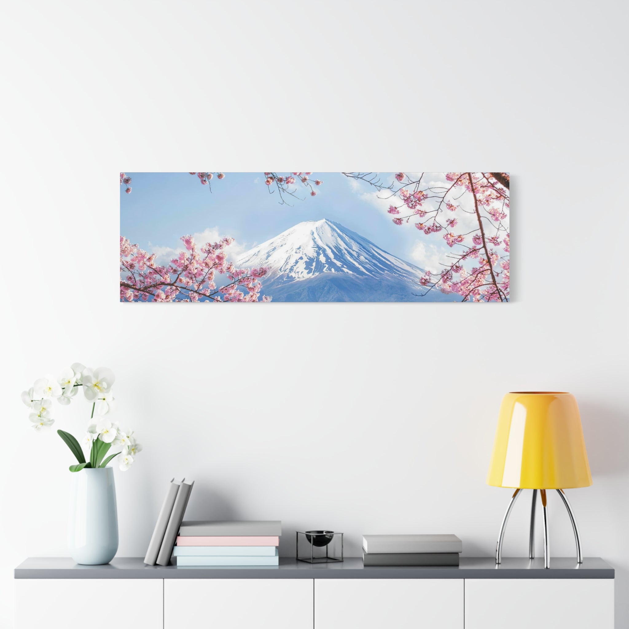 canvas-print-mount-fuji-cherry-blossom-wall-art-scenery-winter-sakura-flower-decor-stretched-matte-japanese-landscape-home-de