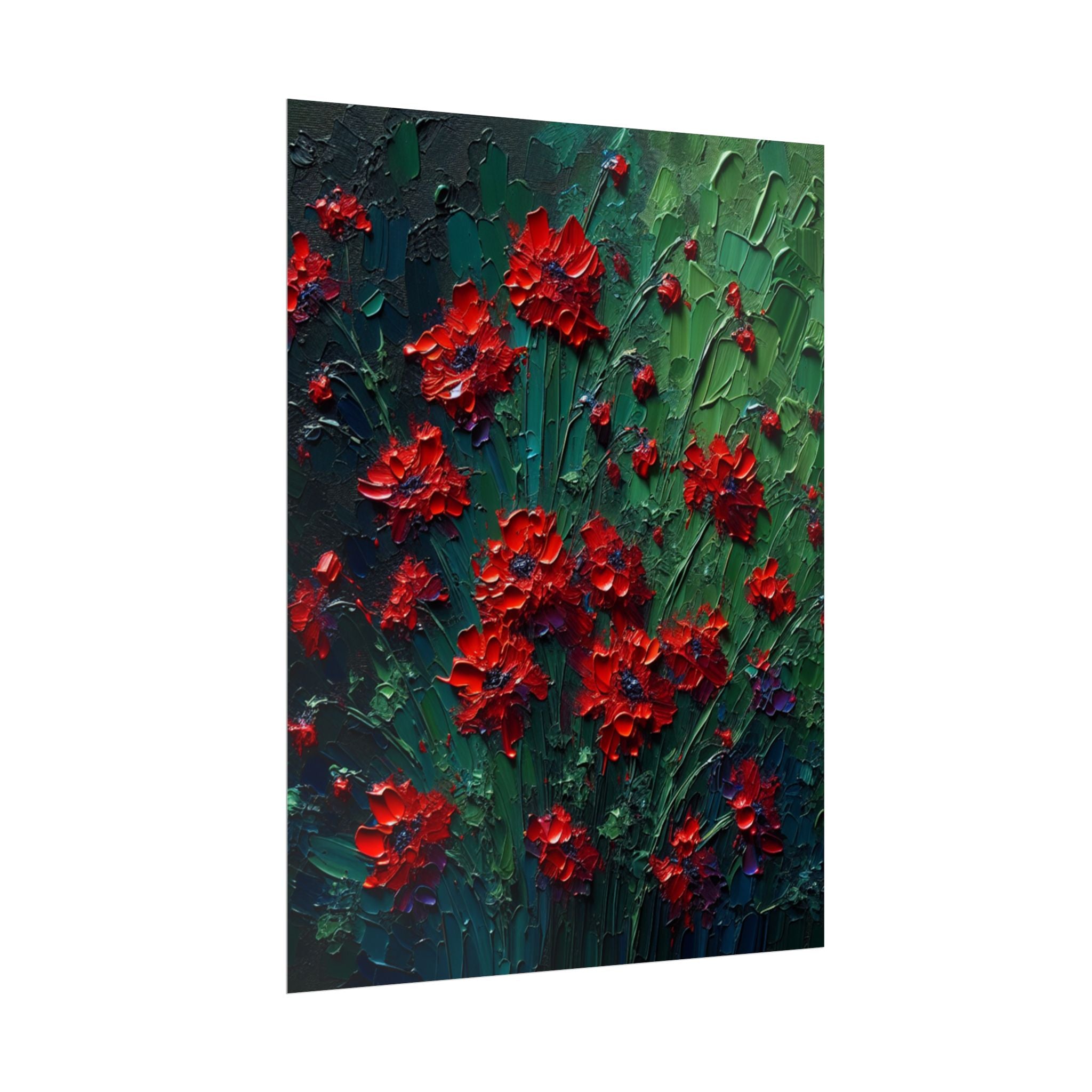 red-wildflowers-poster-print-impasto-oil-painting-look-stretched-wall-art-home-decor-floral-print-gift-for-nature-lover