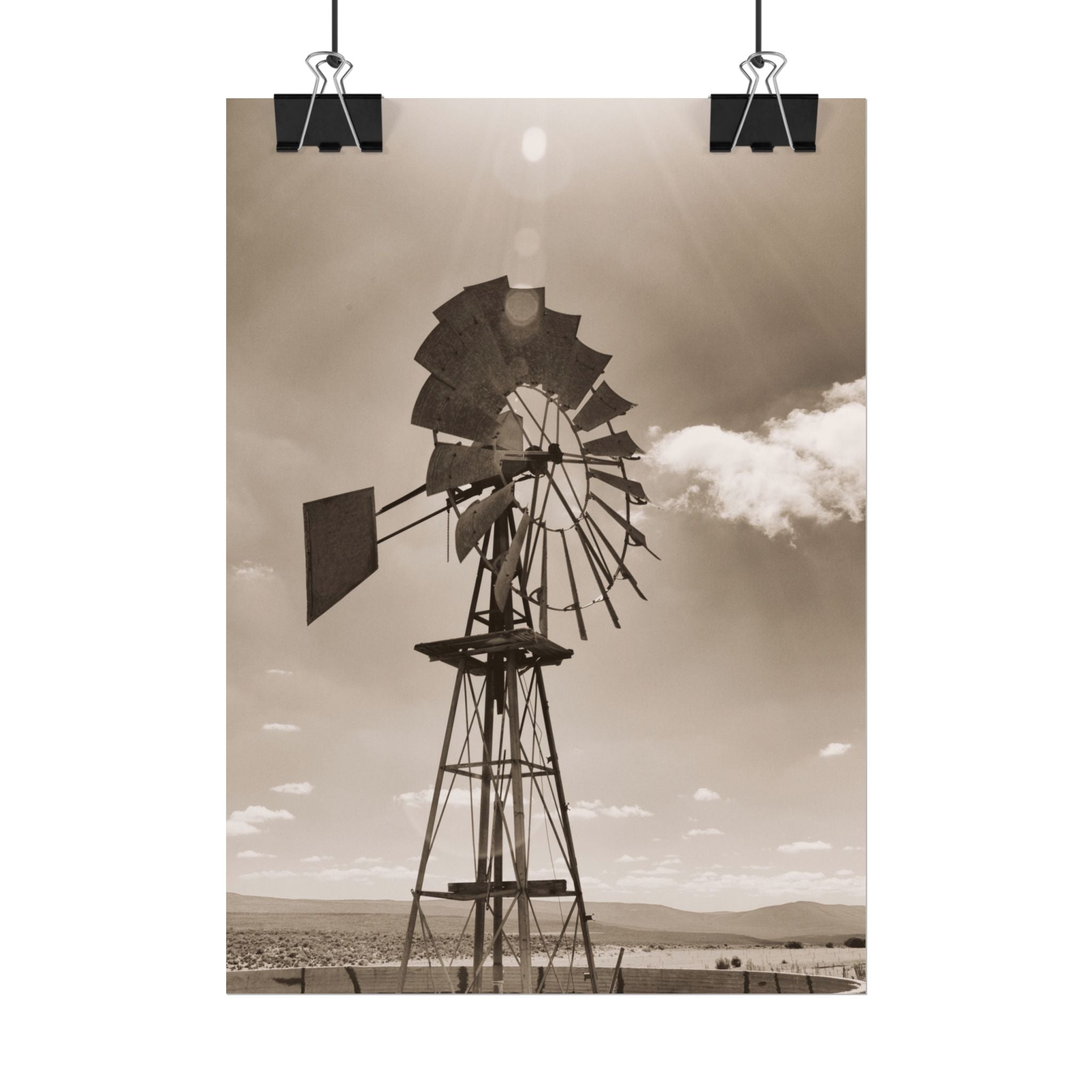 rustic-windmill-photography-poster-print-farm-house-wall-decor-gift-for-farmers-country-home-decor-windmill-wall-art
