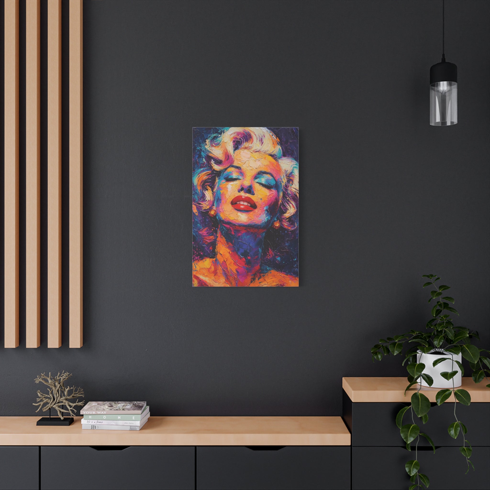 marilyn-monroe-canvas-print-stylish-wall-decor-with-brush-effect-elegant-home-decor-chic-wall-art