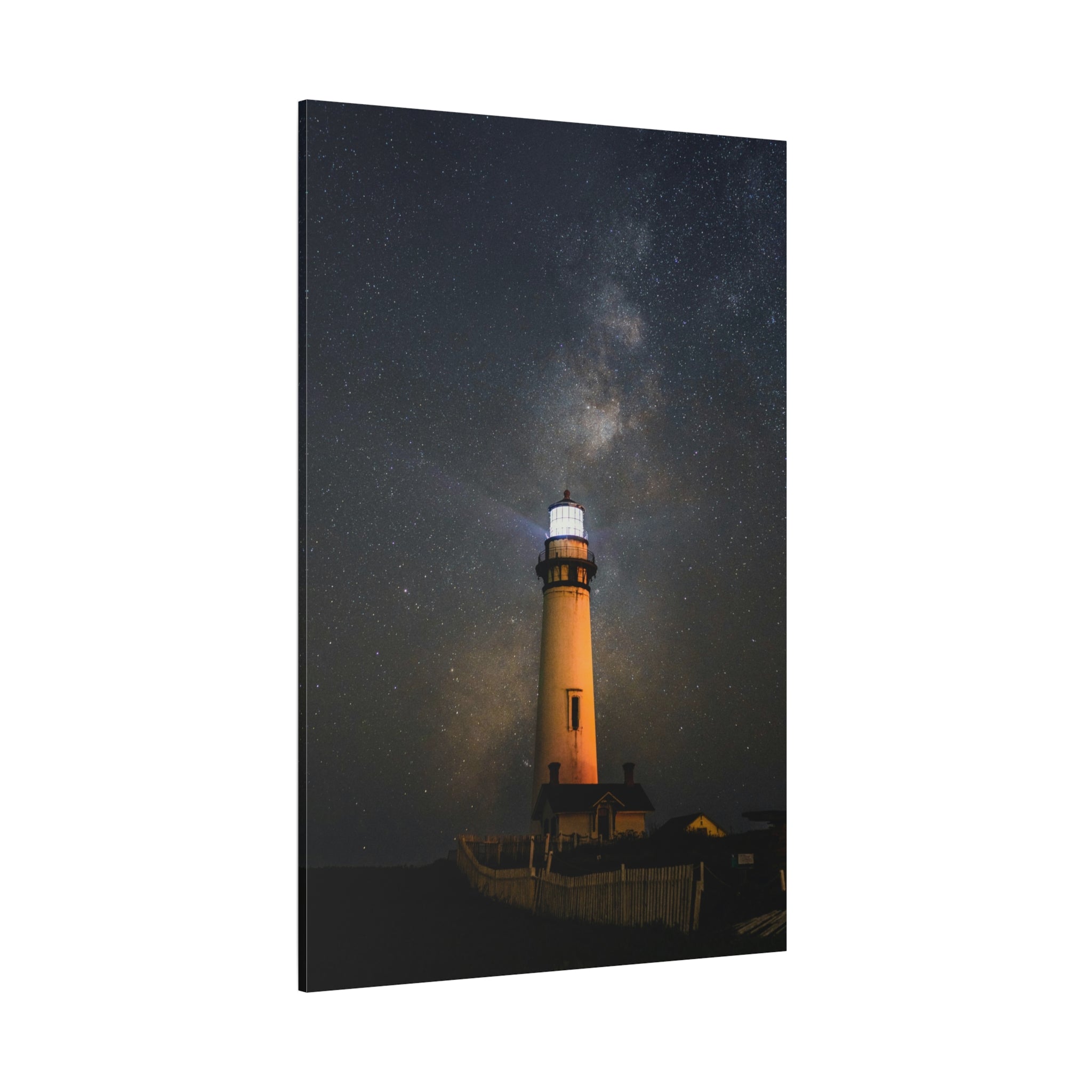 canvas-print-lighthouse-on-rock-matte-canvas-stretched-1-25-inch-coastal-wall-art-nautical-decor-beach-house-decoration-seasi