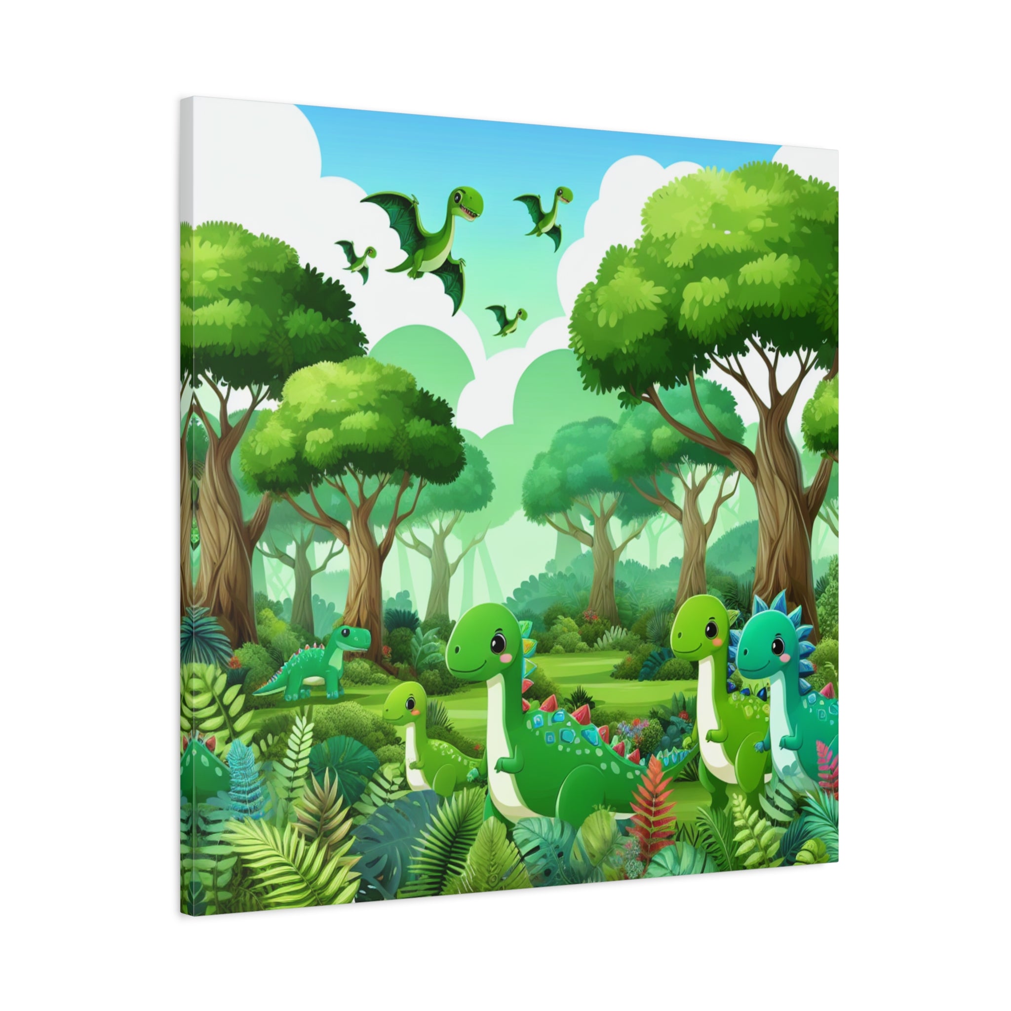 canvas-wall-art-cute-dinosaur-nursery-decor-baby-dinosaur-print-stretched-canvas-nursery-art-cute-dinosaur-decoration-baby-nu