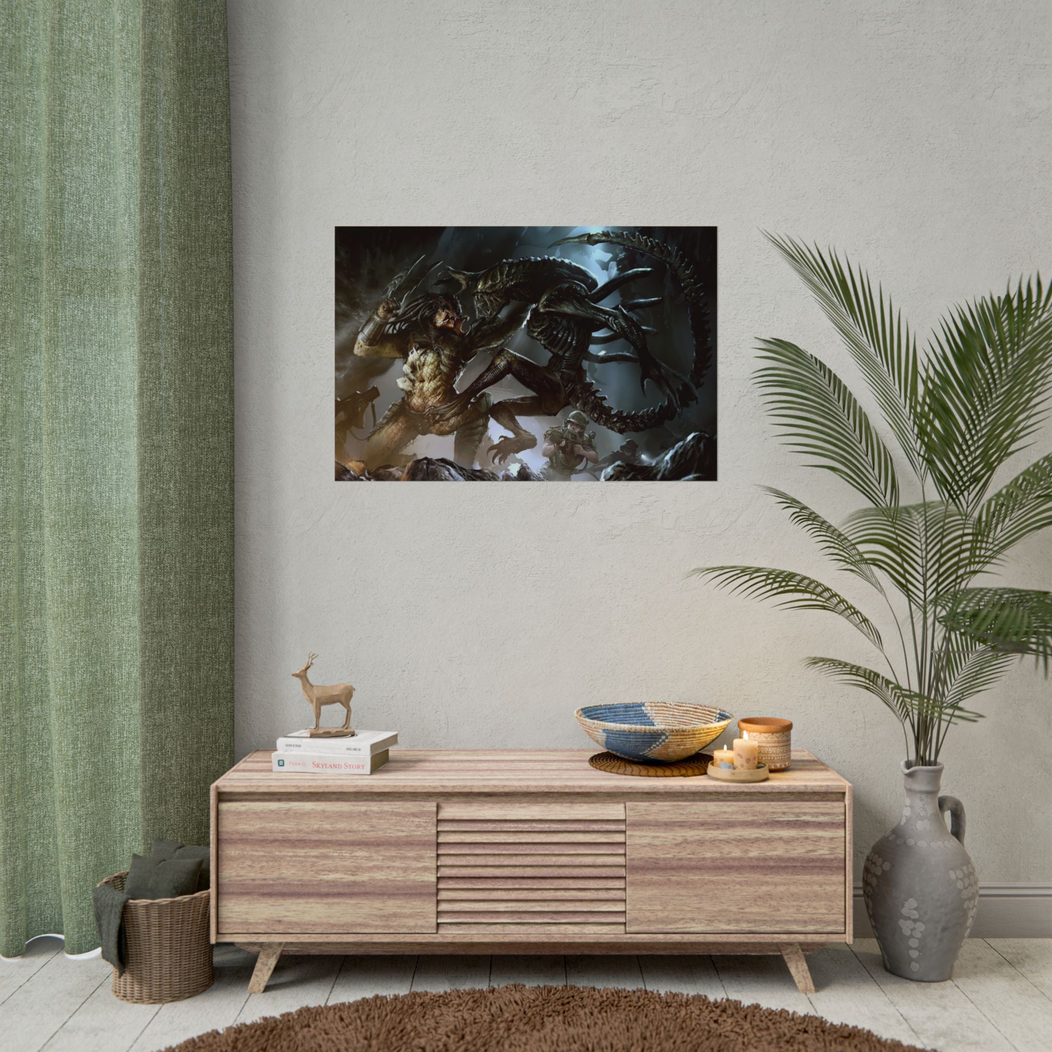 predator-alien-poster-print-xenomorph-si-fi-home-decor-movie-poster-pretador-fantasy-art