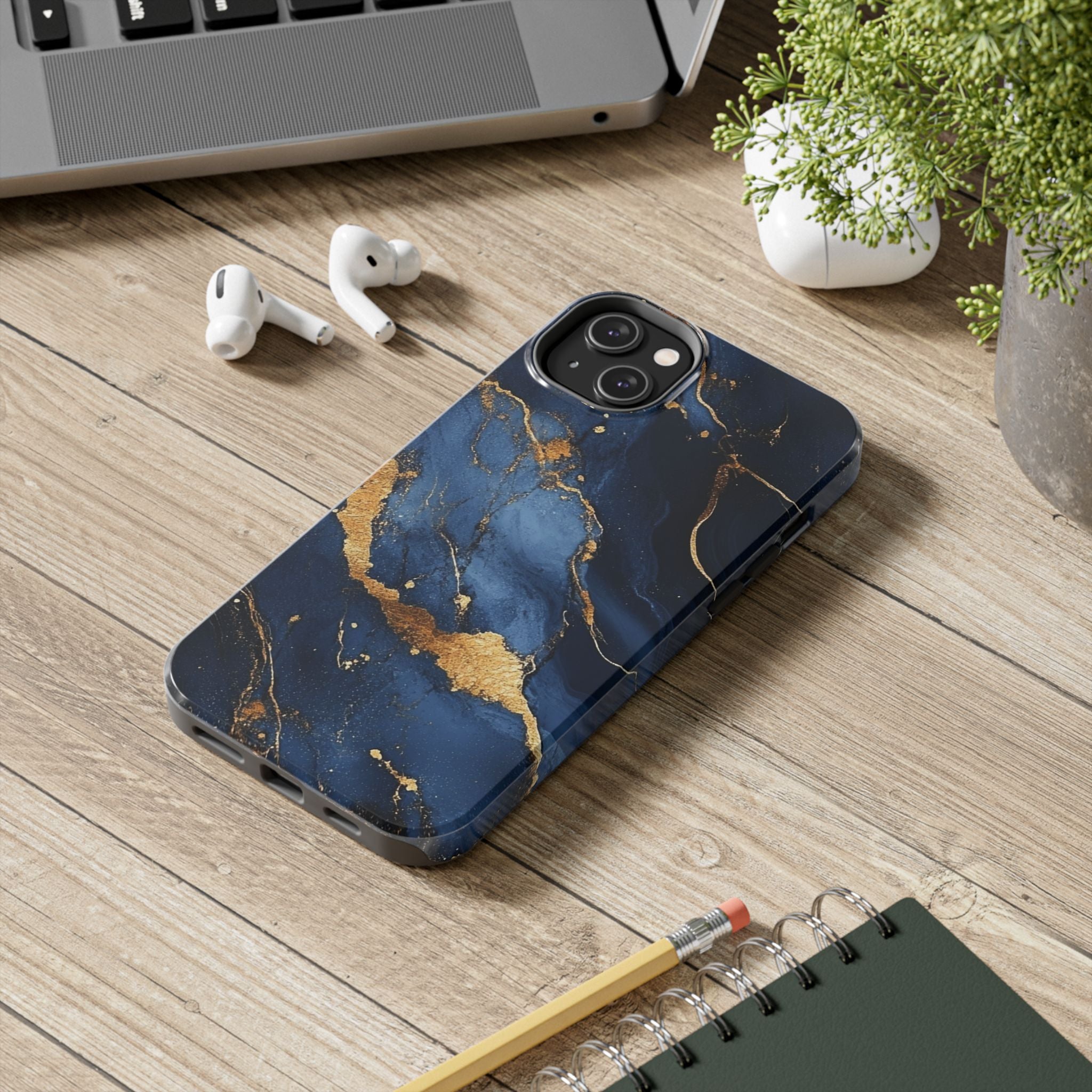 blue-gold-marble-iphone-tough-case-elegant-minimalist-protective-cover-stylish-phone-shell-hard-shell-iphone-case-trendy-acce