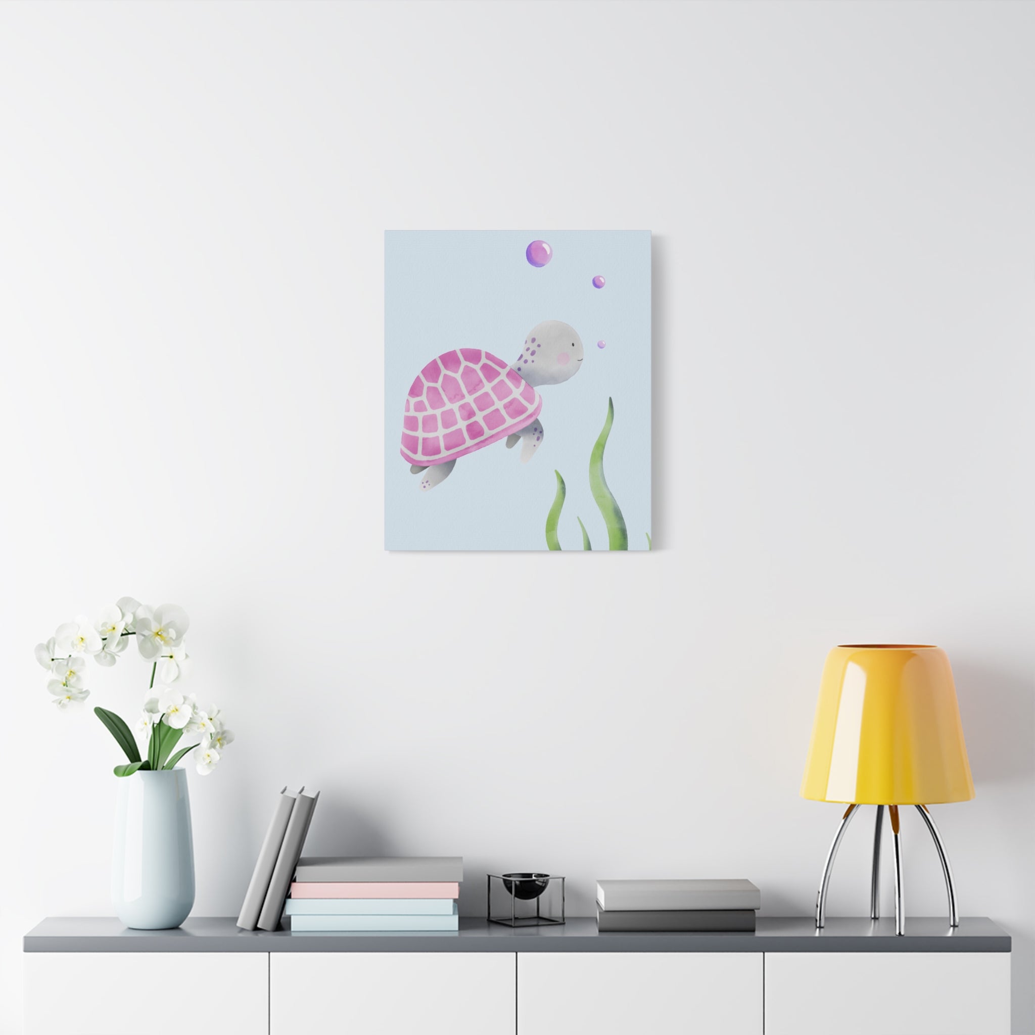 canvas-wall-art-cute-sea-turtle-nursery-decor-baby-sea-turtle-print-nursery-art-cute-sea-turtle-decoration-baby-nursery-cute-