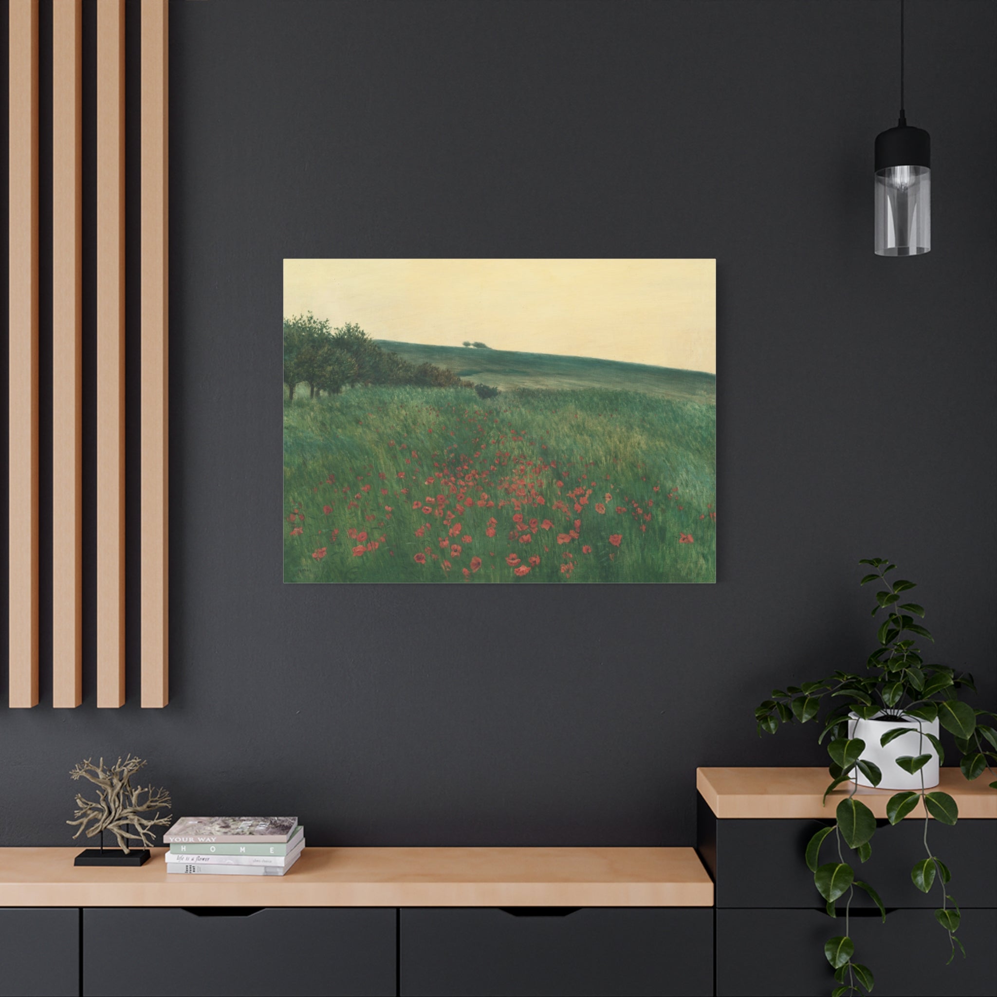 canvas-print-fields-art-print-fields-landscape-painting-red-poppies-frantisek-kavan-rustic-canvas-wall-art-farmhouse-wall-dec