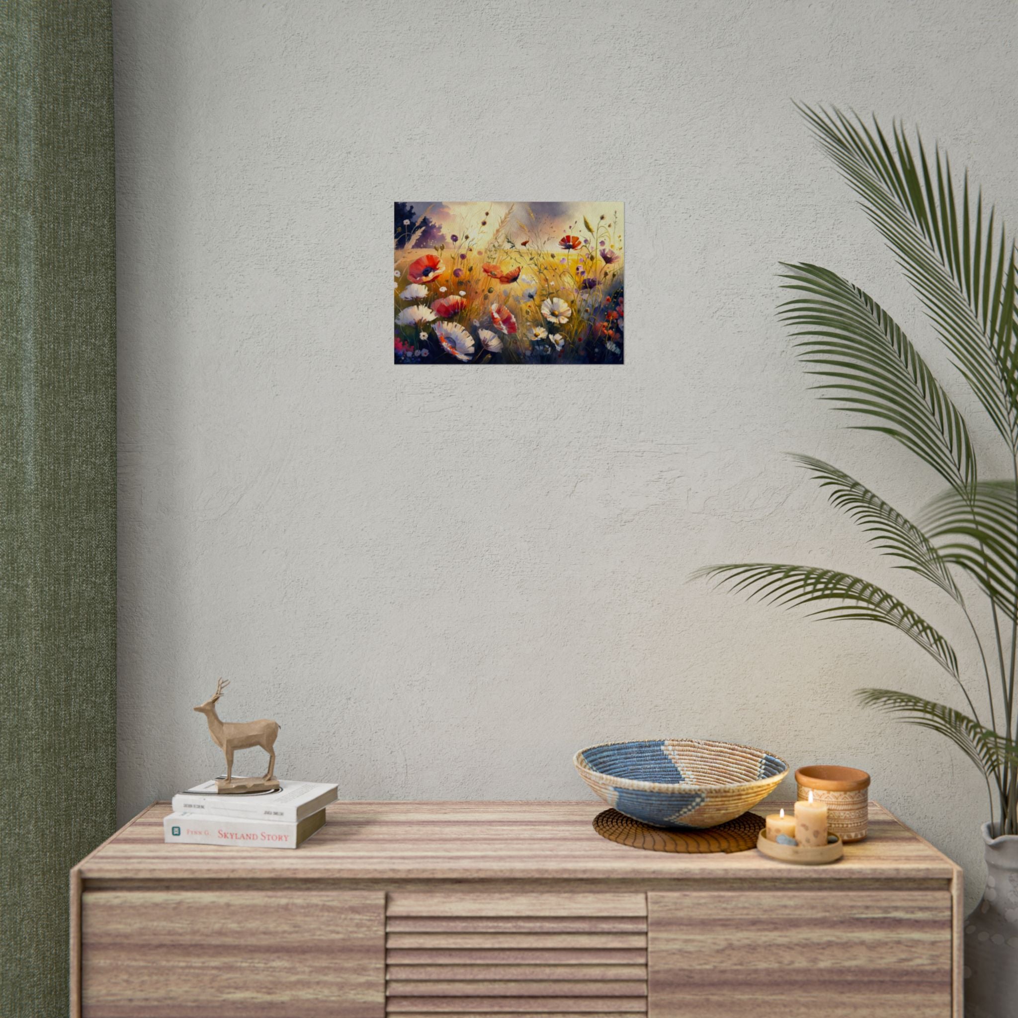 wild-flower-market-poster-wall-decor-floral-home-decor-vintage-botanical-landscape-farm-house-wall-art-field-of-flowers-print