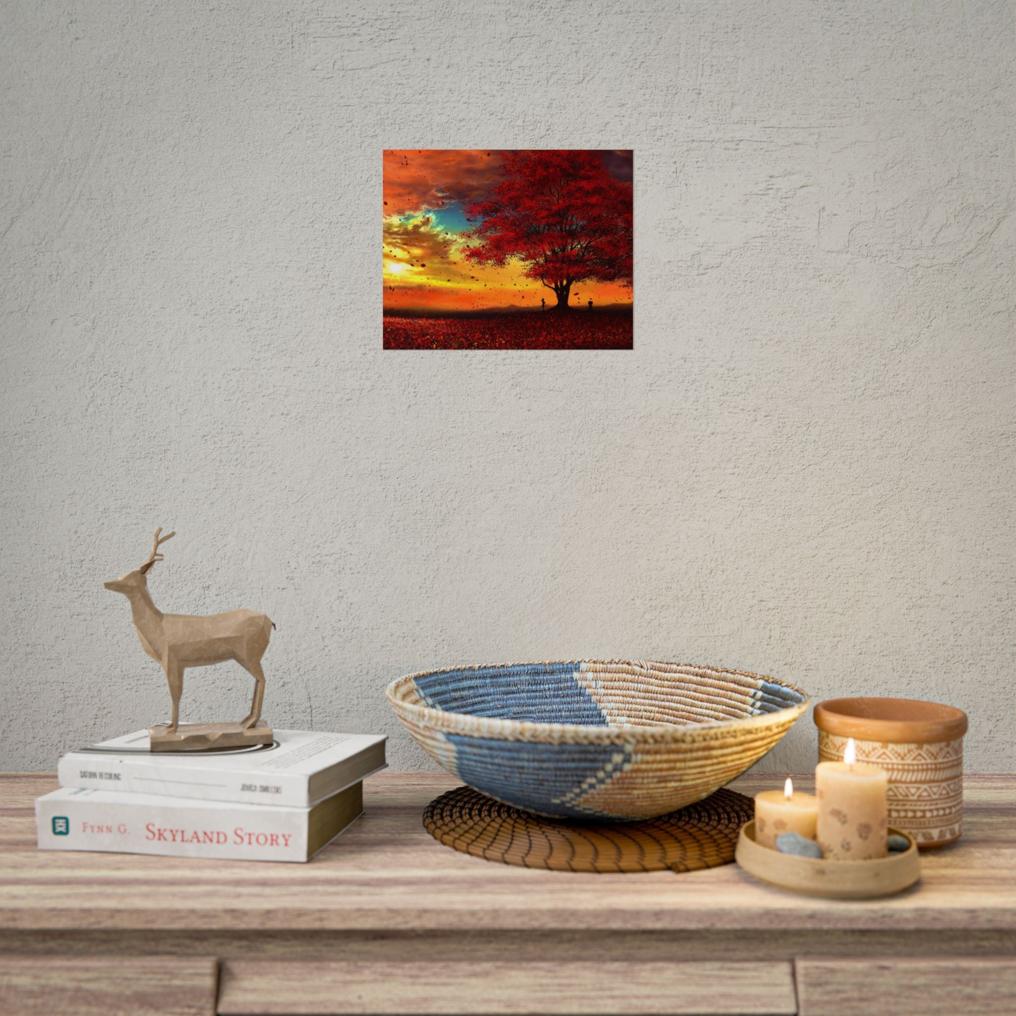 sunset-scenery-autumn-poster-print-wall-art-decor-home-decoration-nature-artwork-gift-idea-wall-hanging