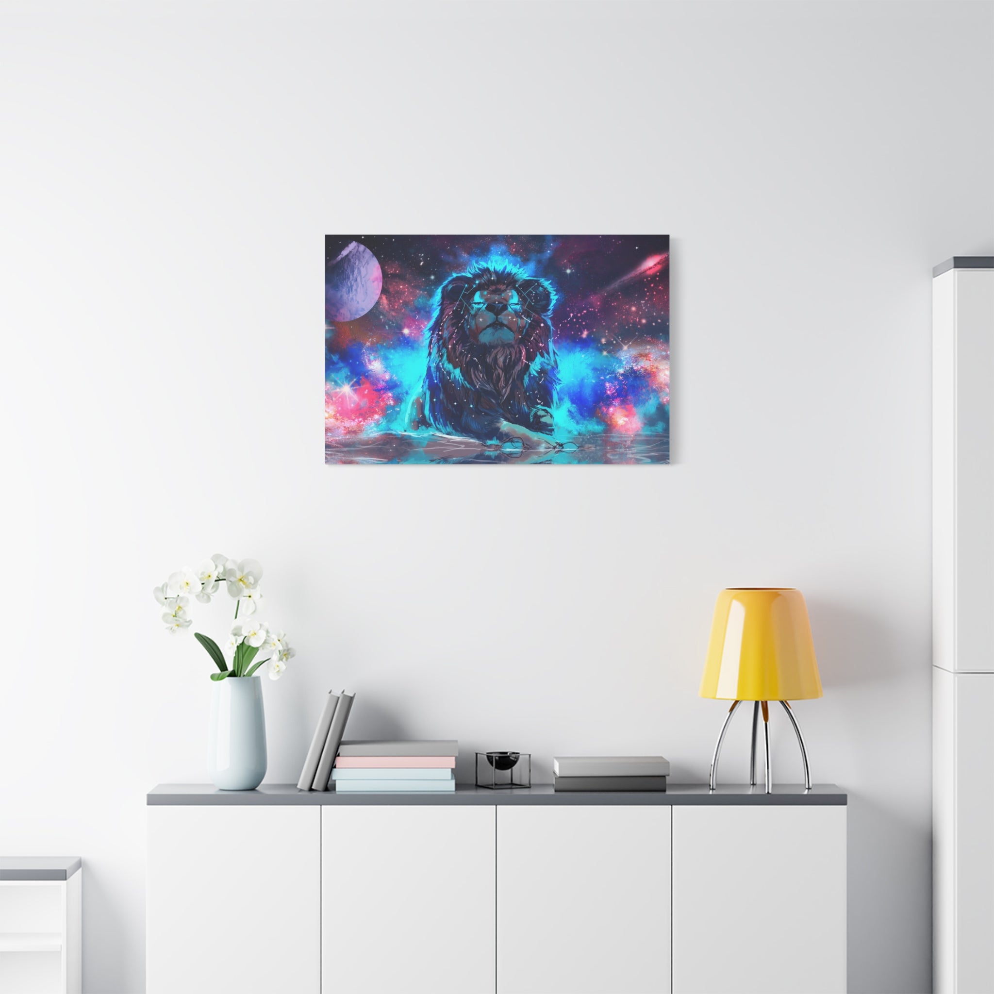 canvas-print-lion-wall-art-fantasy-leon-living-room-decor-matte-stretched-lion-poster-jungle-animal-art-print-wildlife-safari