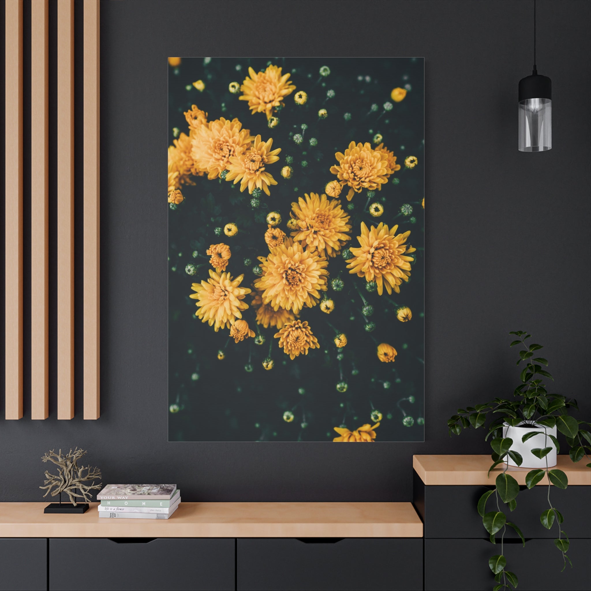 canvas-print-yellow-flower-art-matte-canvas-stretched-wall-decor-floral-home-decor-gift-bright-botanical-art-print-gallery-wr