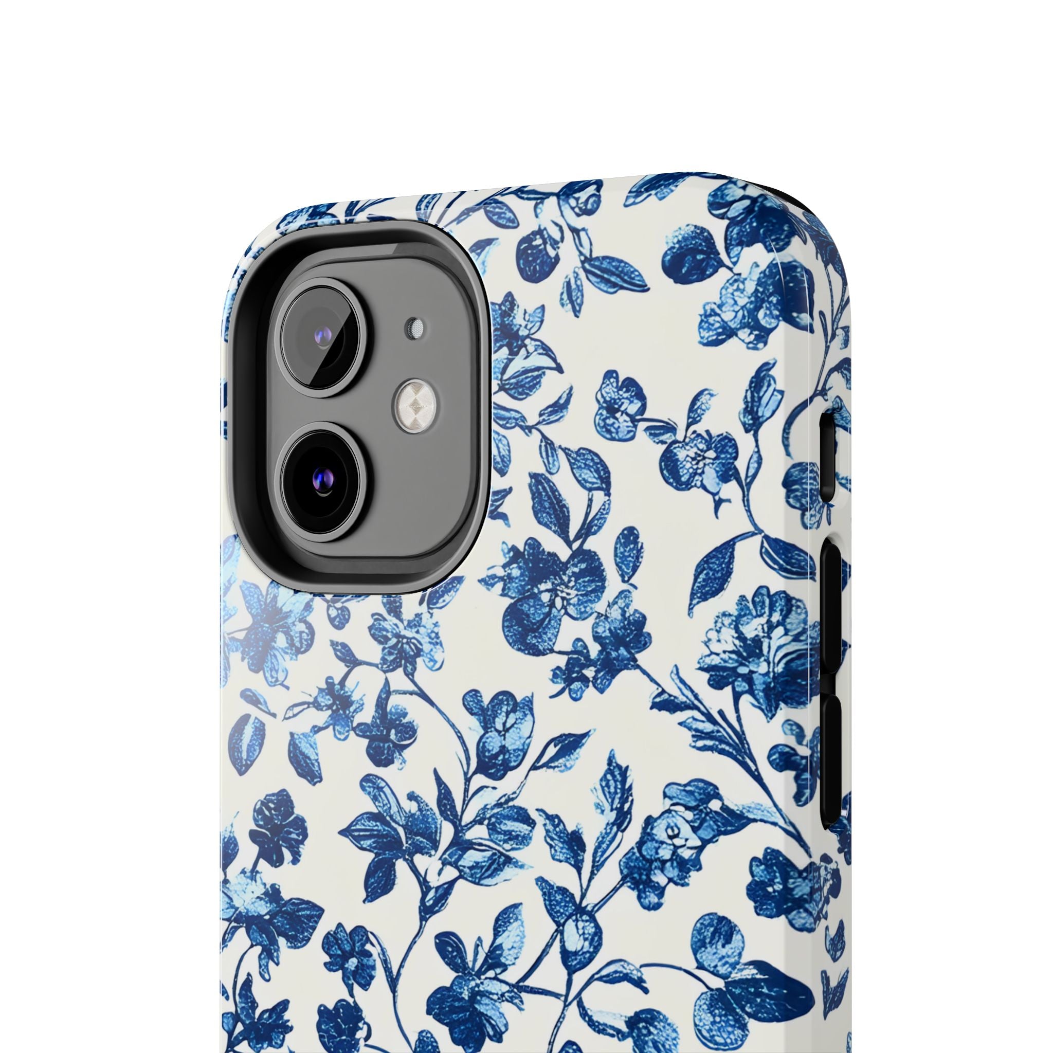 french-toile-floral-tough-phone-case-blue-phone-cover-protective-iphone-case-hard-shell-cellphone-case-vintage-design-phone-c