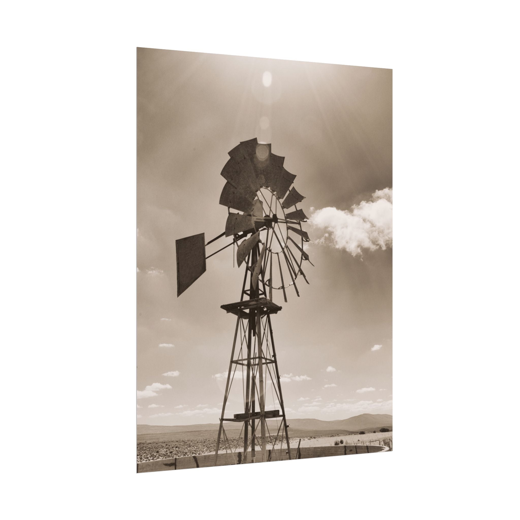 rustic-windmill-photography-poster-print-farm-house-wall-decor-gift-for-farmers-country-home-decor-windmill-wall-art