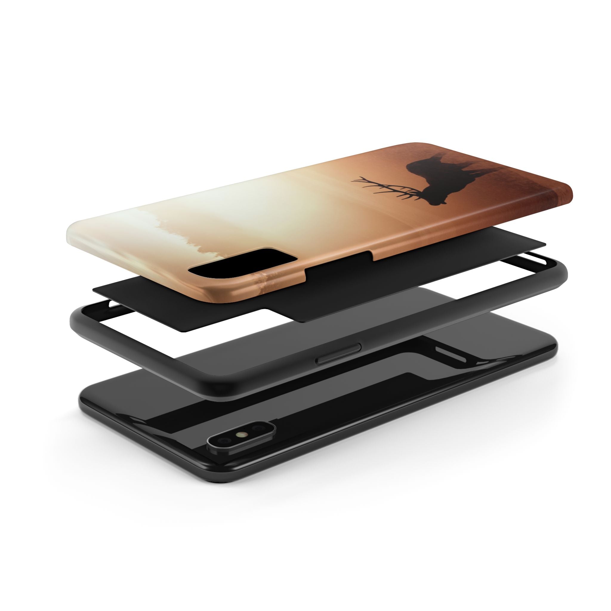 tough-phone-cases-elk-sunset-nature-design-iphone-protective-case-phone-cover-wildlife-lover-gift-outdoor-adventure-accessory