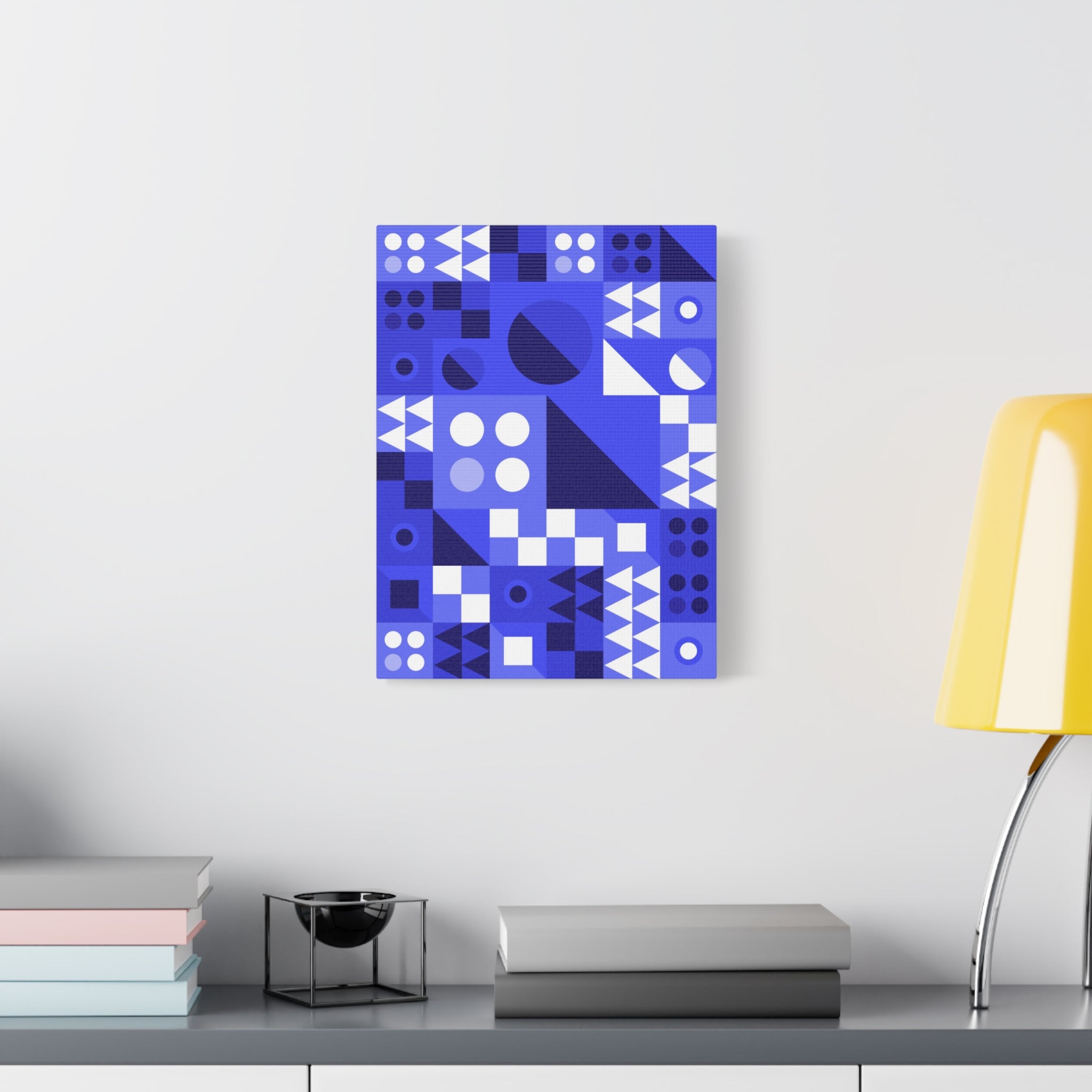 canvas-print-blue-white-geometric-wall-art-matte-canvas-stretched-canvas-home-decor-office-decor-abstract-art-modern-art-uniq