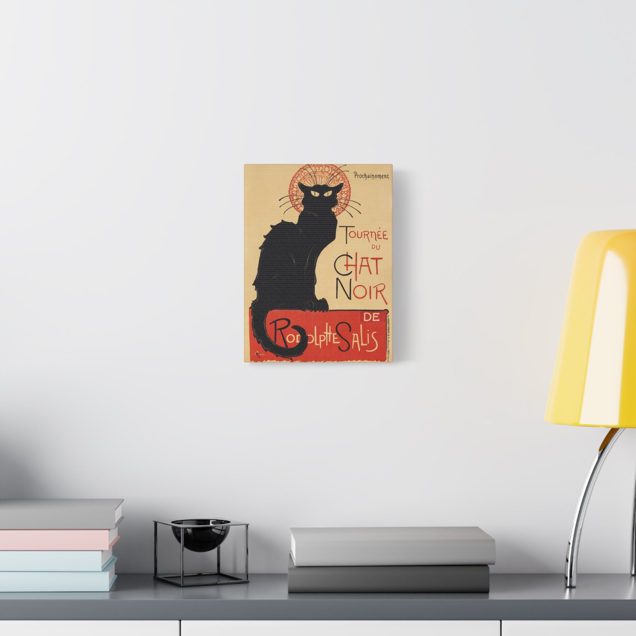 canvas-print-tournee-du-chat-noir-wall-art-matte-canvas-stretched-home-decor-living-room-theophile-steinlen-art-cat