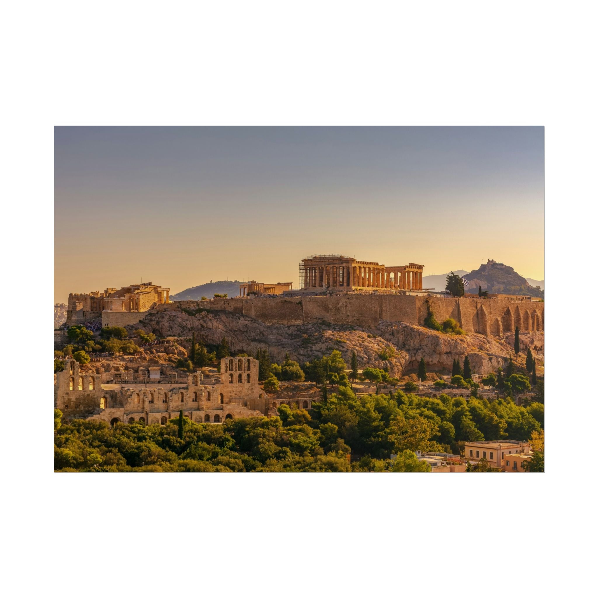 acropolis-panoramic-fine-art-poster-print-greek-wall-art-athens-greece-home-decor-travel-lover-gift-landscape