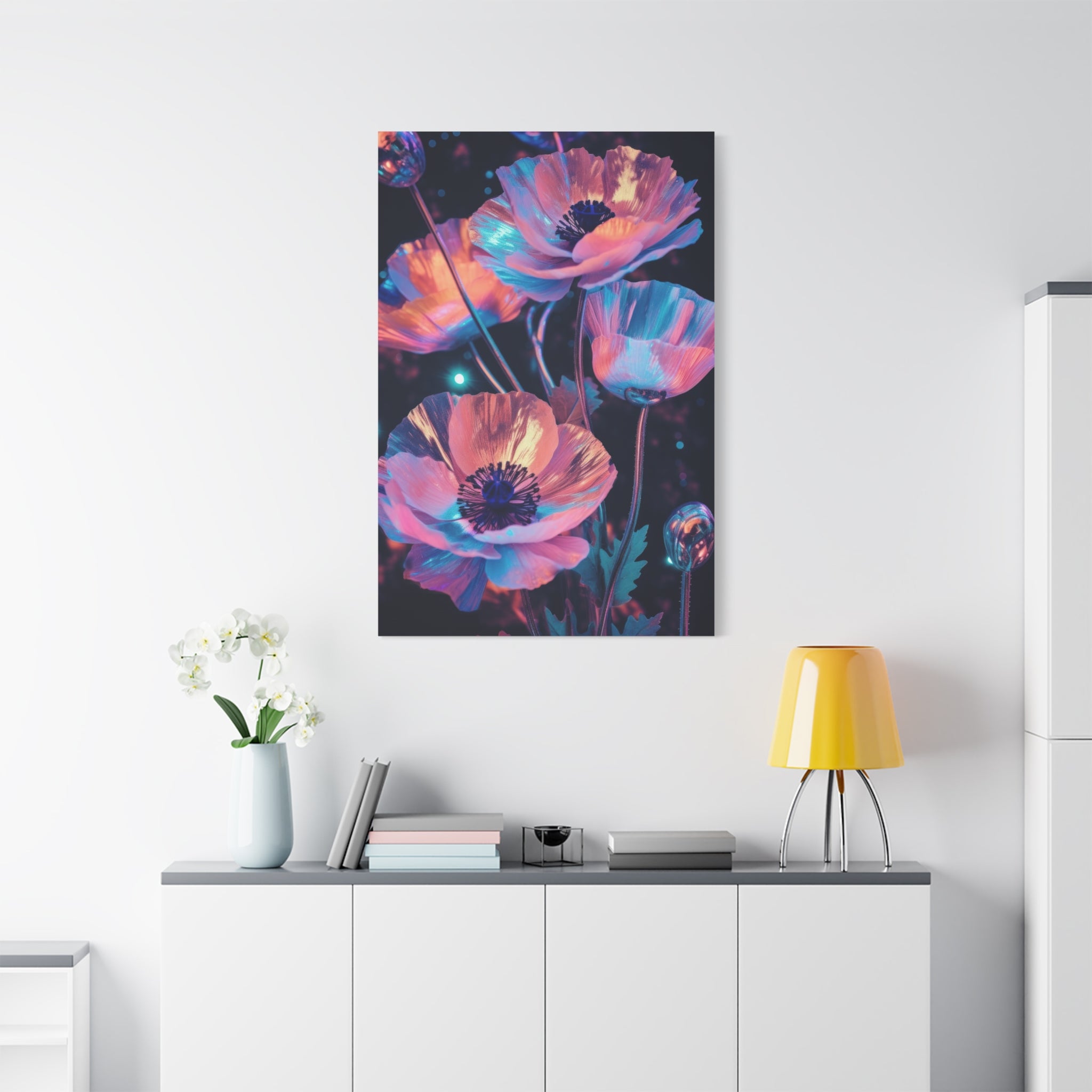 canvas-print-poppy-flower-art-pearl-floral-wall-art-floral-print-flower-print-nature-wall-decor-flower-wall-decor-housewarmin