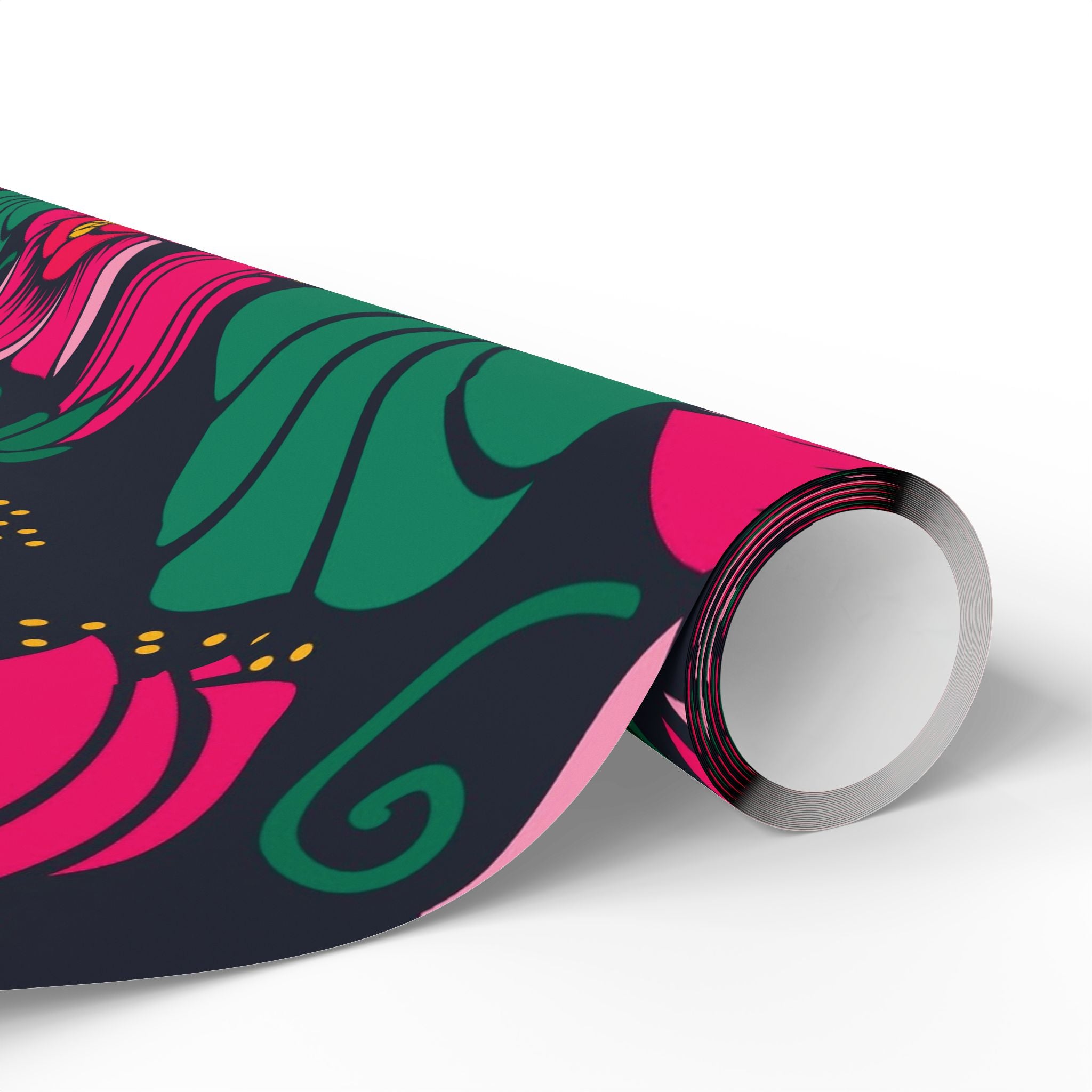 vintage-retro-pink-tulip-gift-wrap-30x72-inch-floral-design-birthday-wrapping-decorative-craft-paper-holiday-gift-wrap-elegan