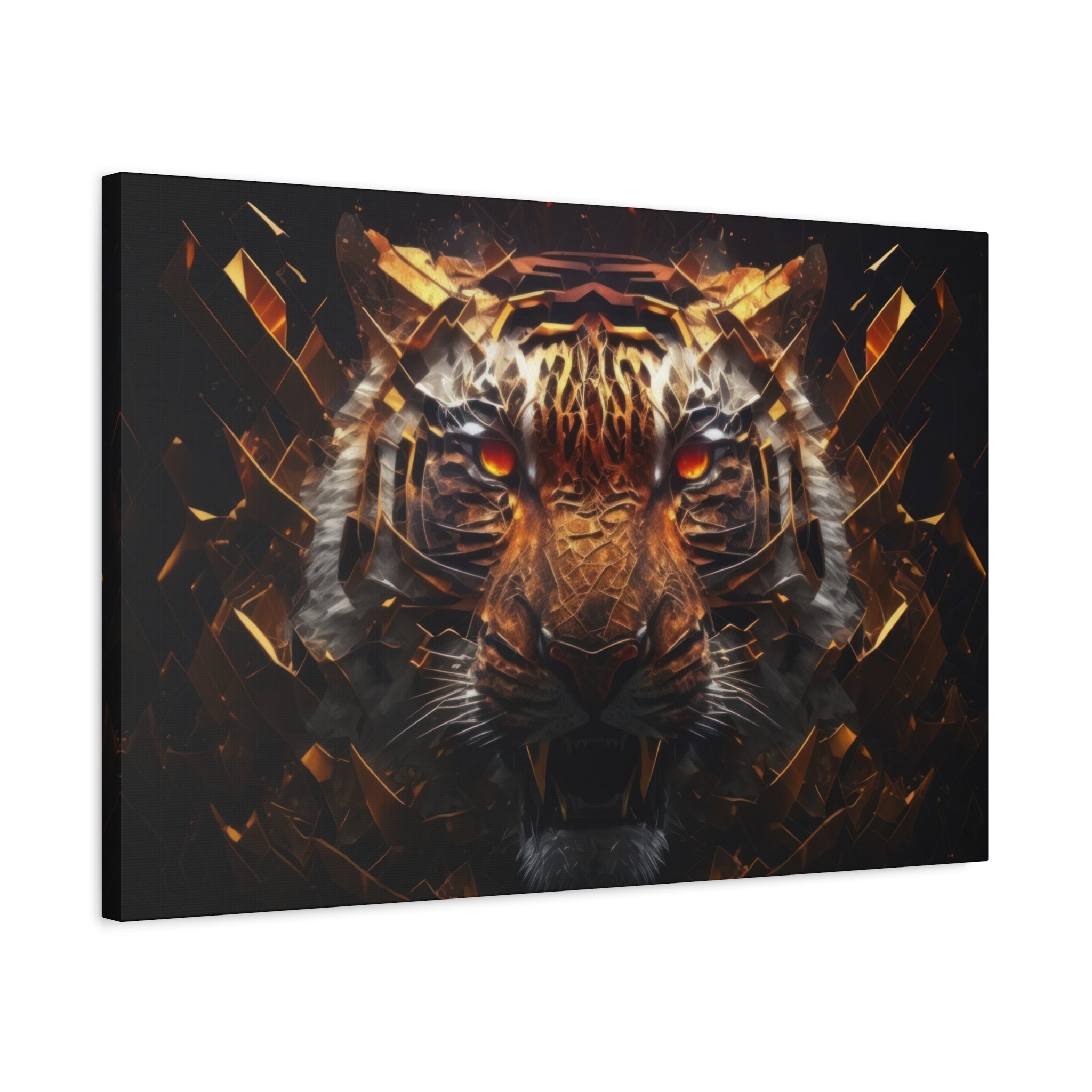 canvas-print-tiger-face-predator-fantasy-art-home-living-room-decor-matte-stretched-wall-art-animal-art-tiger-canvas