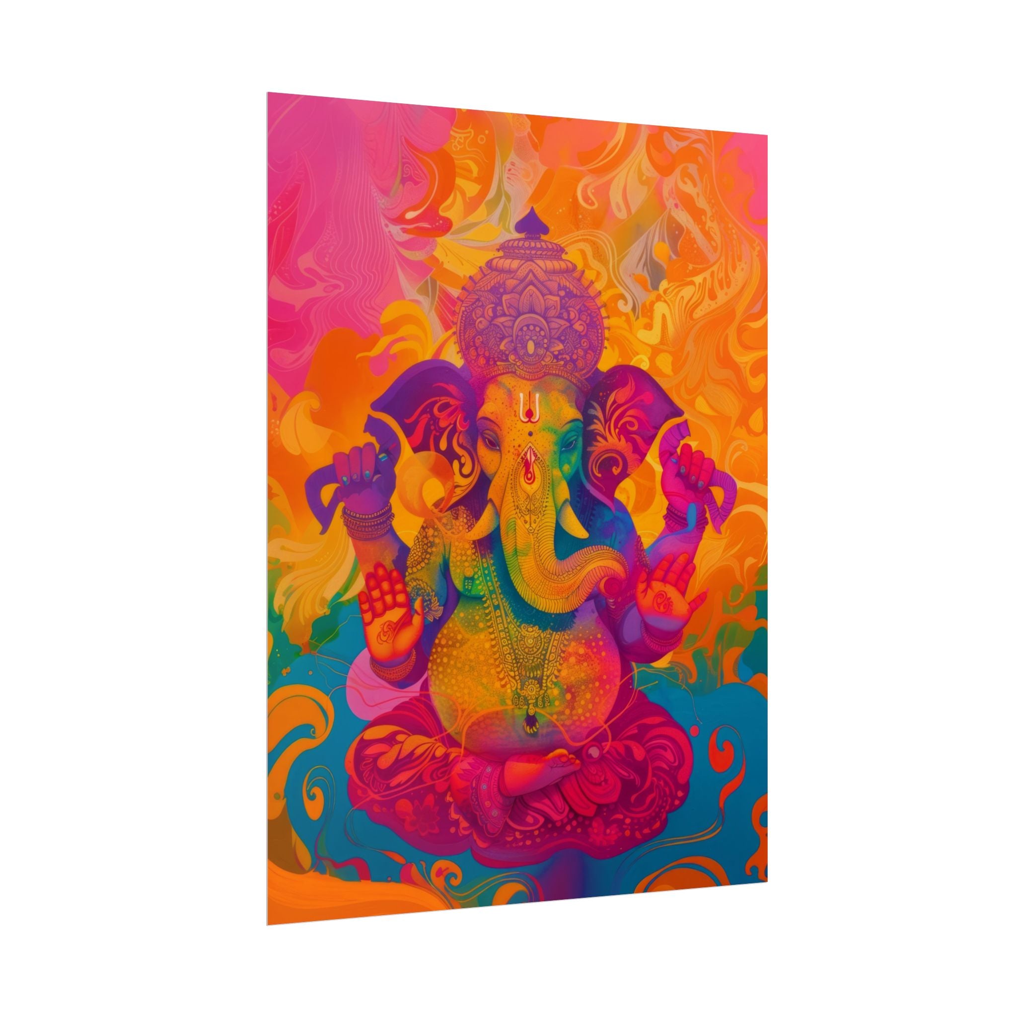 colorful-ganesha-poster-print-wall-art-decor-spiritual-home-decor-lord-ganesha-art-hindu-god-wall-decor-ethnic-wall-hanging