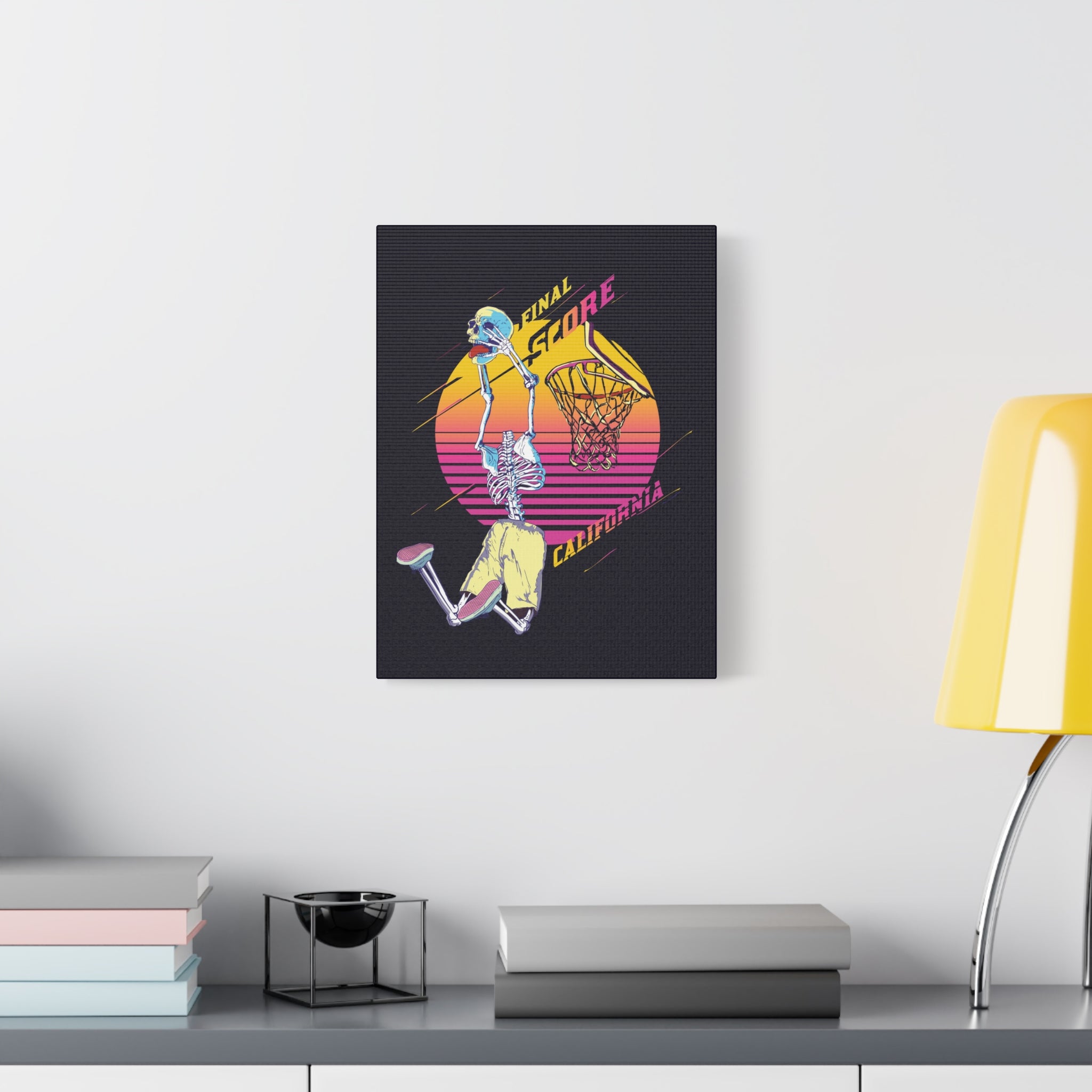california-basketball-canvas-wall-art-basketball-prints-skull-art-retro-basketball-decor-basketball-home-wall-decor-housewarm