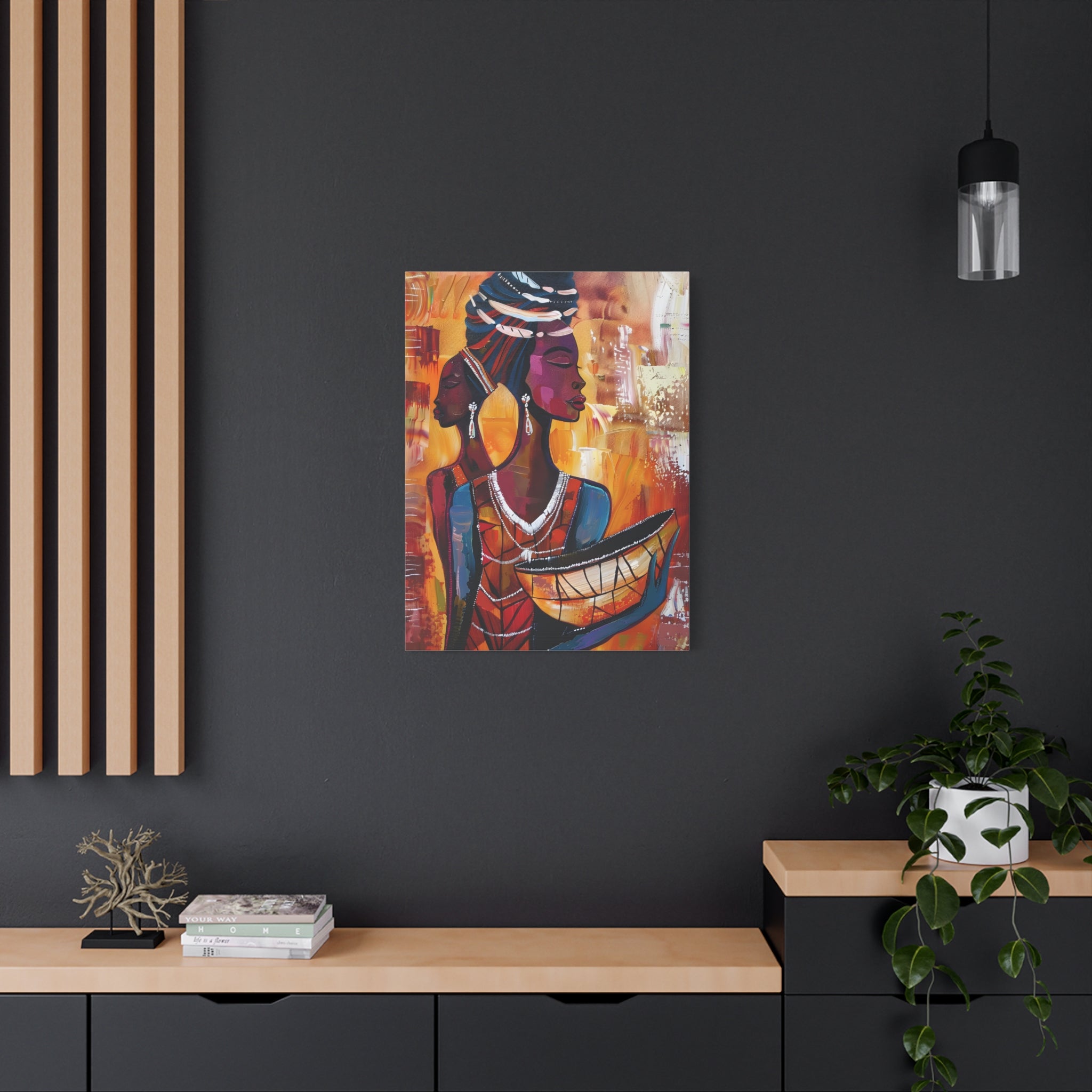 canvas-wall-art-traditional-african-woman-african-portrait-afrocentric-home-decor-tribal-art-african-american-art-ethnic-wall