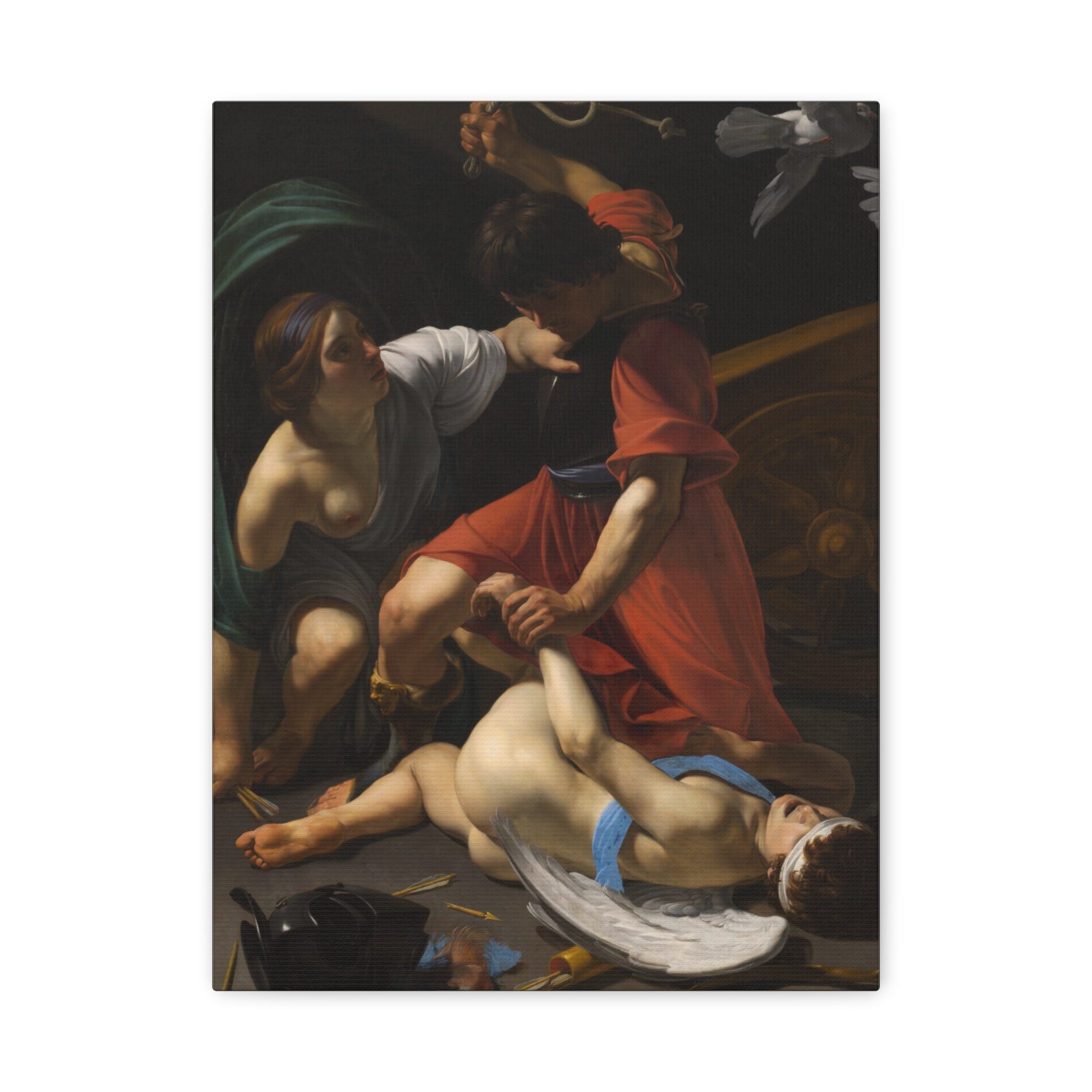 canvas-print-cupid-chastised-bartolomeo-manfredi-1613-matte-canvas-wall-art-stretched-1-25-inch-classic-art-decor-artwork