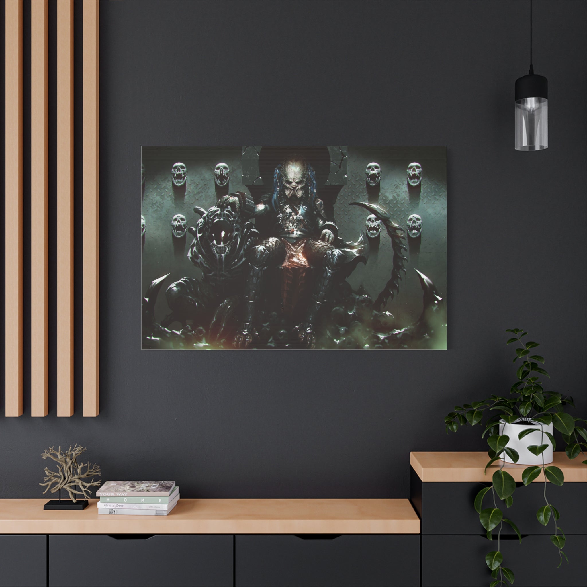 canvas-art-predator-alien-art-xenomorph-matte-canvas-print-stretched-wall-art-1-25-poster-sci-fi-home-decor-2