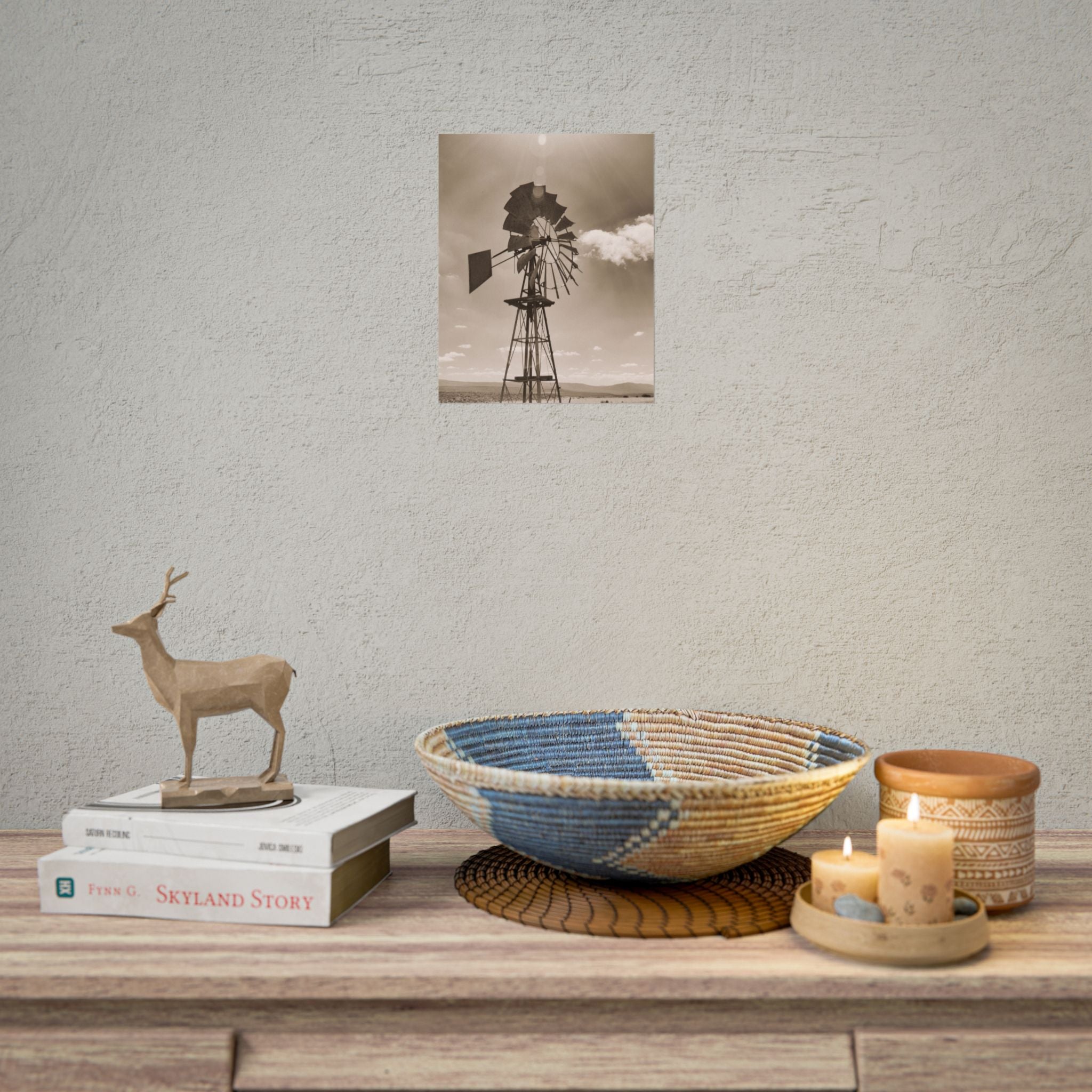 rustic-windmill-photography-poster-print-farm-house-wall-decor-gift-for-farmers-country-home-decor-windmill-wall-art